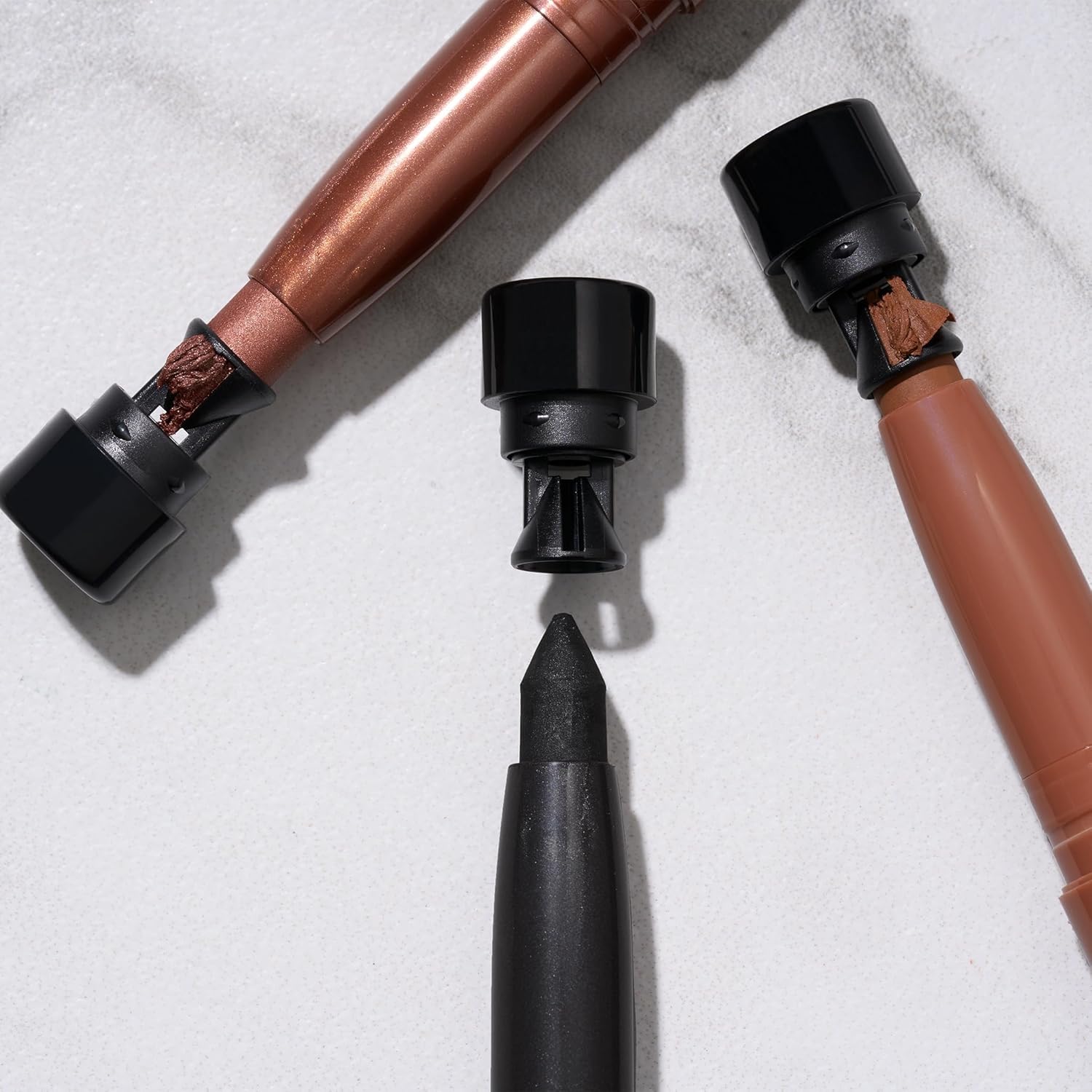 LAURA GELLER NEW YORK Kajal Longwear Kohl Eyeliner Pencil - Deep Charcoal Kohl - Caffeine and Vitamin E - Smooth & Blendable Liner - Built-In Sharpener - Image 6