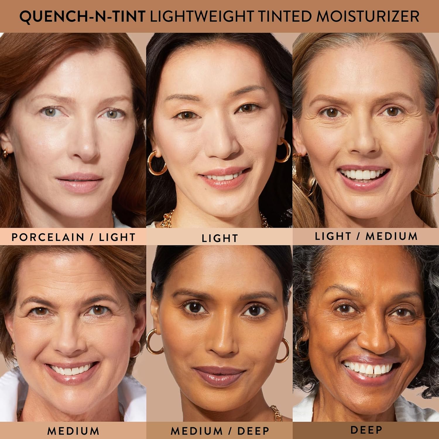 LAURA GELLER NEW YORK Quench-n-Tint Lightweight Tinted Moisturizer, Porcelain/Fair - Sheer to Light Buildable Coverage - Natural Glow Finish - Lightweight Formula with Hyaluronic Acid - Image 6
