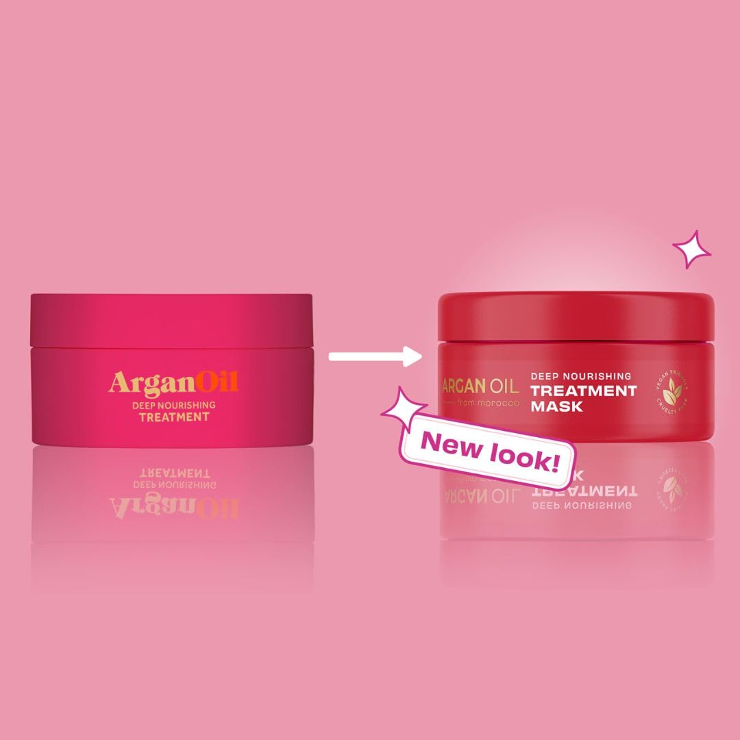 Lee Stafford Hydrating Hair Mask | Argan Oil Collection - Deep Conditioning Moroccan Treatment, Best for Dry, Damaged Hair to Restore and Repair Moisture & Shine, 5 Minute Leave-In, 6.7 Fl Oz - Image 5
