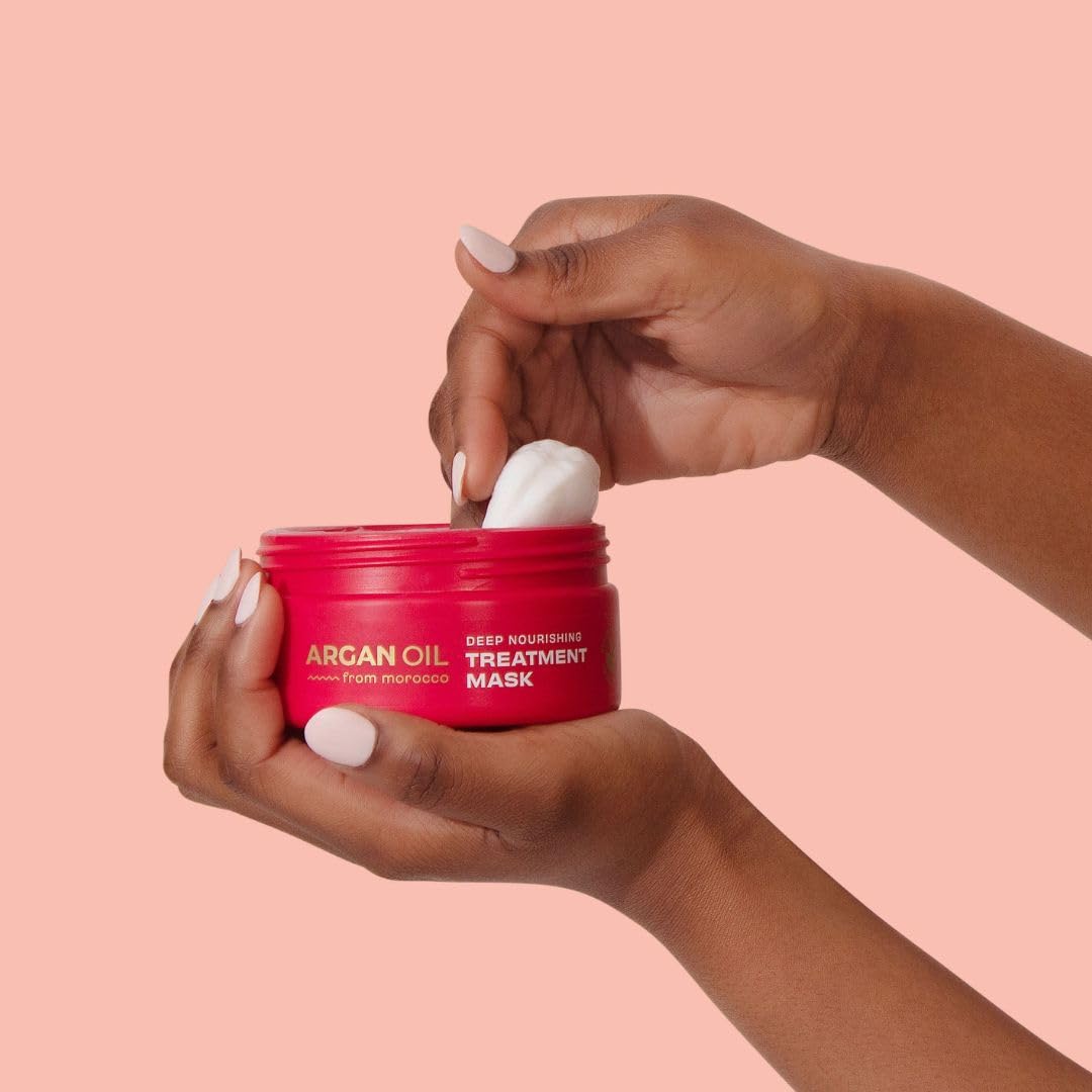 Lee Stafford Hydrating Hair Mask | Argan Oil Collection - Deep Conditioning Moroccan Treatment, Best for Dry, Damaged Hair to Restore and Repair Moisture & Shine, 5 Minute Leave-In, 6.7 Fl Oz - Image 6