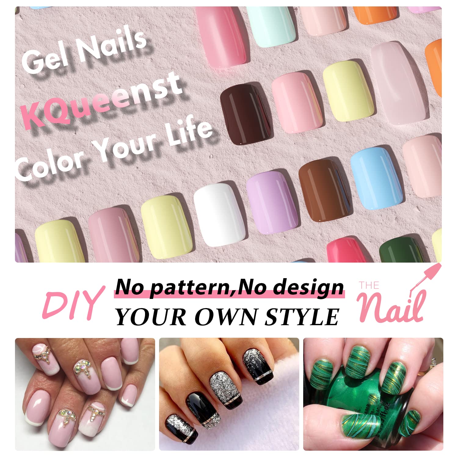 Light Purple Square Press on Nails Short,KQueenest Gel Glue on Nails Press on,Soft Short Fake Nails Set,Pure Stick on Nails for Women,Lilac Acrylic Nails Set,Natural Petite Nails for Daily Manicure - Image 3