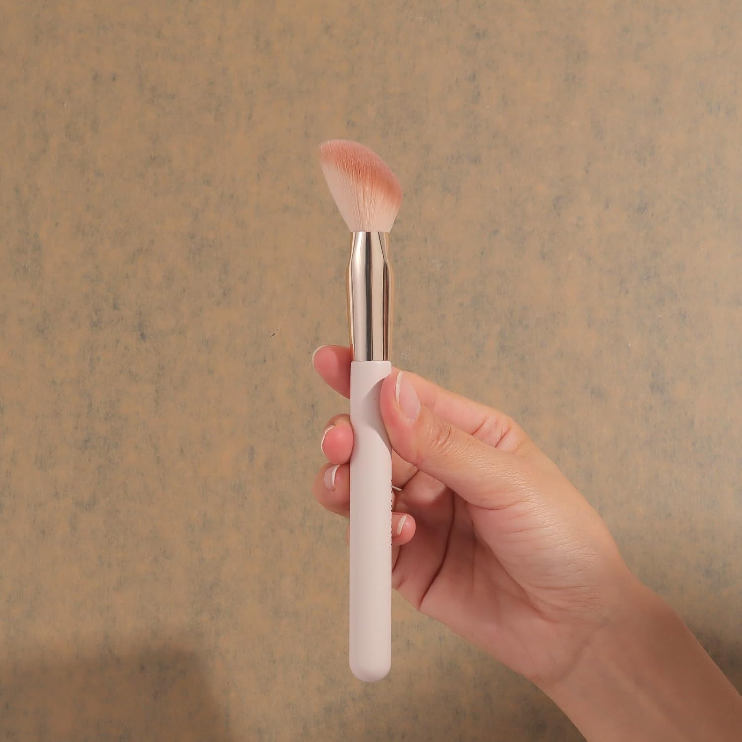 Liquid Blush Brush Angled for Cheek Makeup,Cream Foundation Contour Bronzer highlight Blending, Angled Face Makeup Tool (Multitask Face Brush) - Image 5