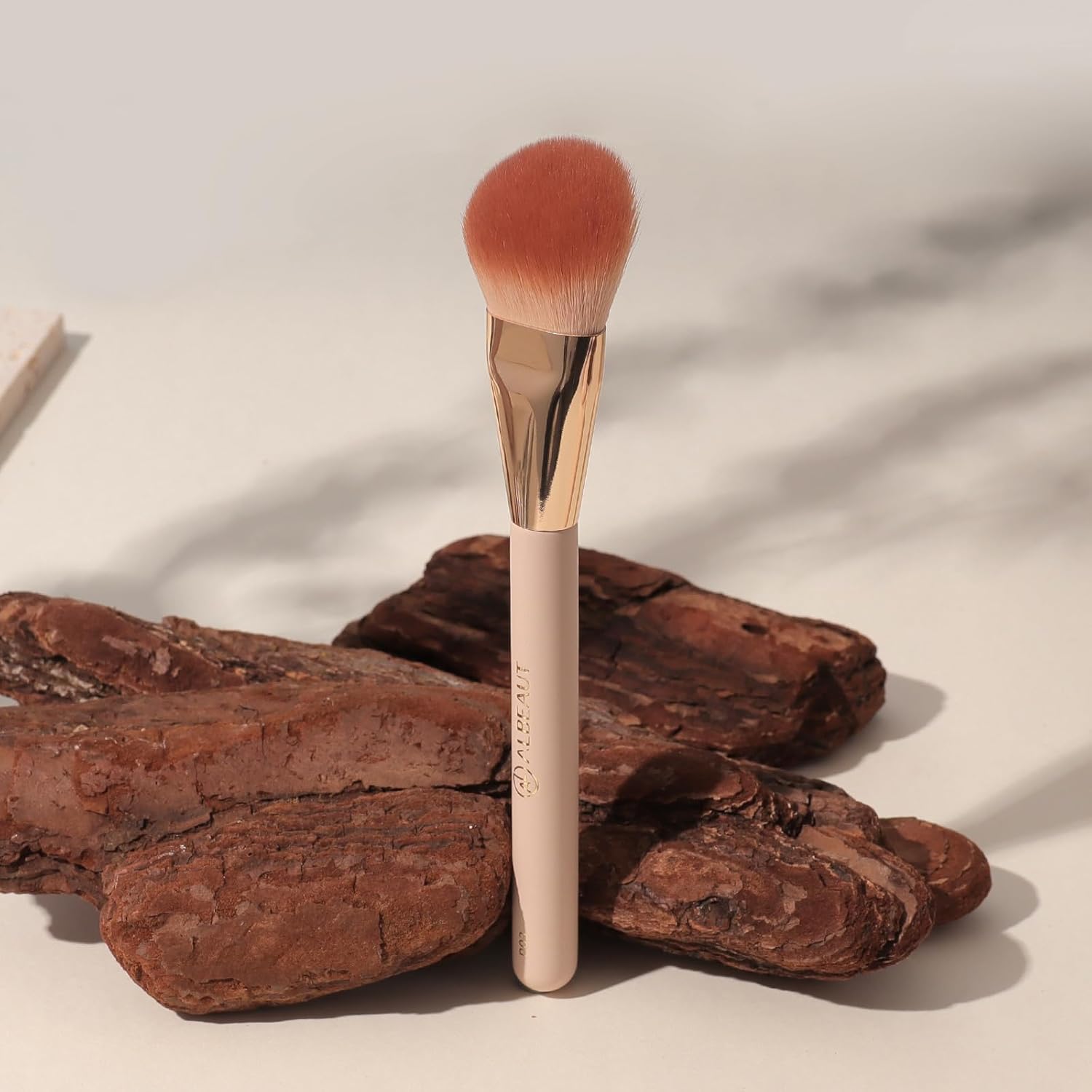 Liquid Blush Brush Angled for Cheek Makeup,Cream Foundation Contour Bronzer highlight Blending, Angled Face Makeup Tool (Multitask Face Brush) - Image 9