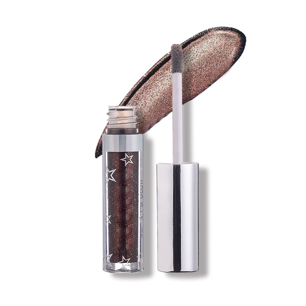 Liquid Eyeshadow 12 Colors Long Lasting Waterproof Shining Shimmer Glitter Eyeline liquid Matte Eyeshadow ,Elves Makeup Girls Eyeshadow for Party Festival Makeup Beauty