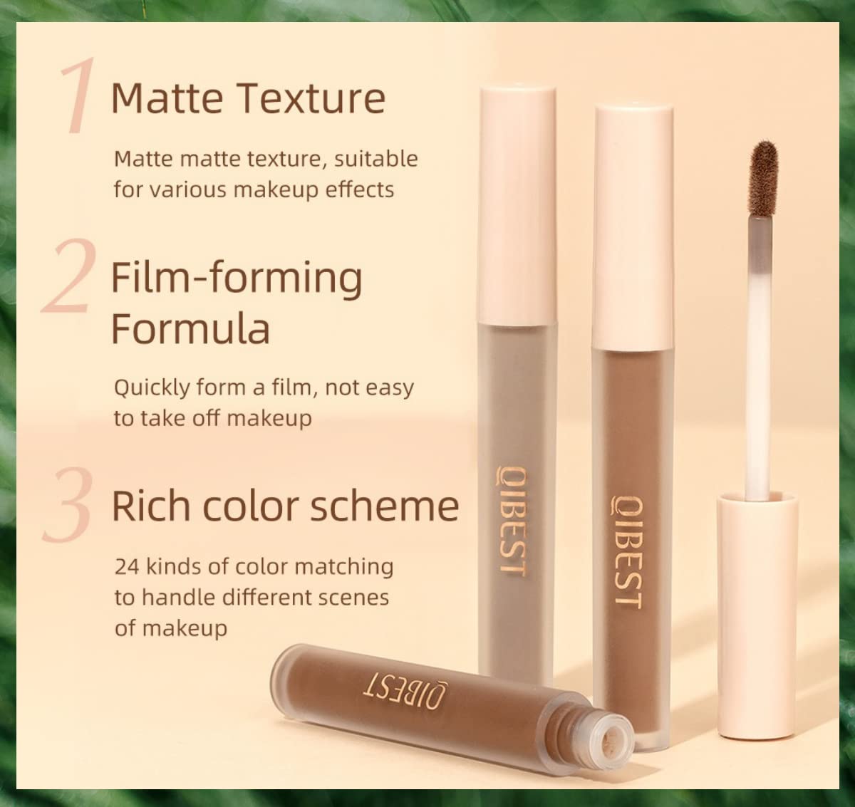 Liquid Eyeshadow Set Matte Brown Toned Eye Shadow Nude Eyeshadow Base Long Lasting(8 Color)#A - Image 4