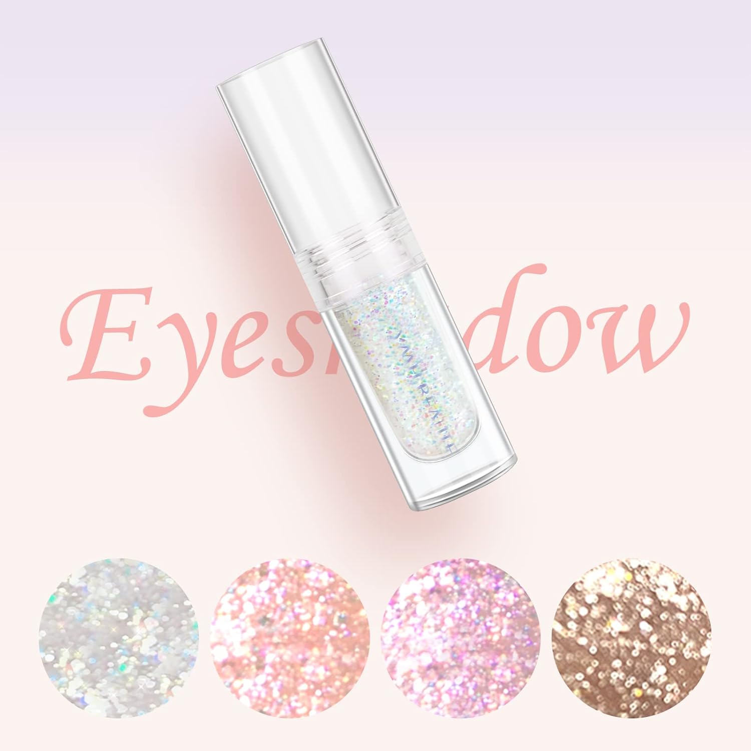 Liquid Glitter Eyeshadow, Pigmented, Long Lasting, Quick Drying, Easy to Apply, Loose Glitter Glue for Eye Crystals Makeup (Transparent Flashing Colorful Sequins 01) - Image 9
