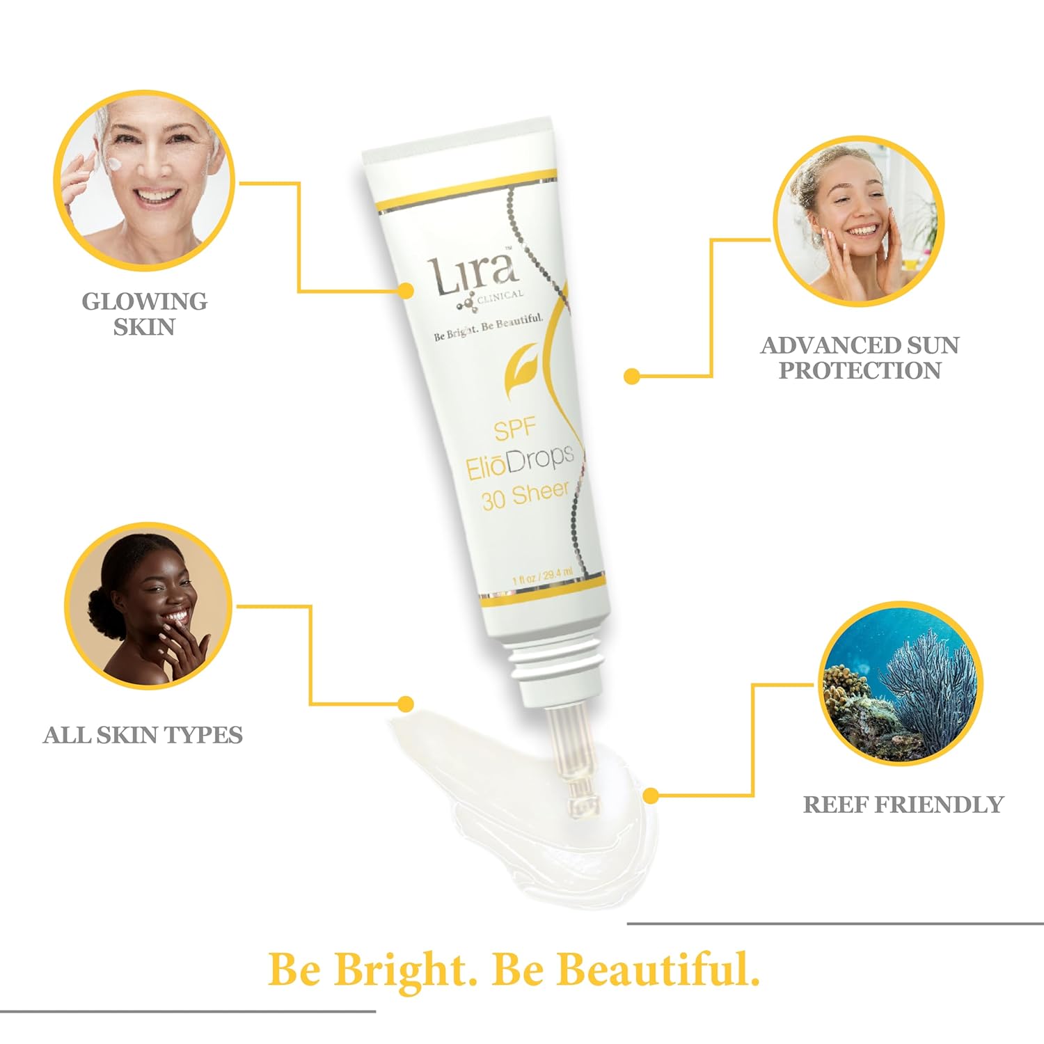 Lira Clinical SPF EliōDrops 30 Sheer - 1 fl oz - Image 3