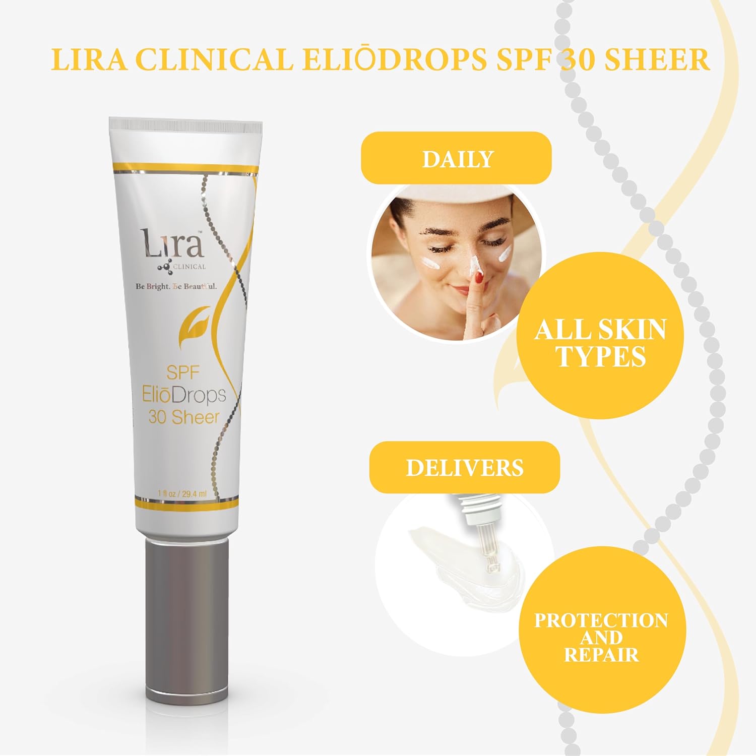 Lira Clinical SPF EliōDrops 30 Sheer - 1 fl oz - Image 2