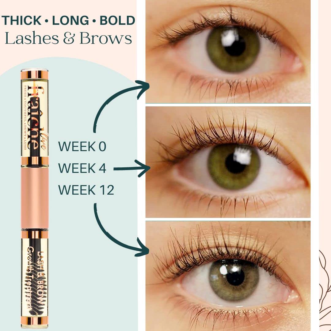Live Fraiche Organic Castor Oil 16oz Set with Mascara Tube for Hair Growth - Image 5