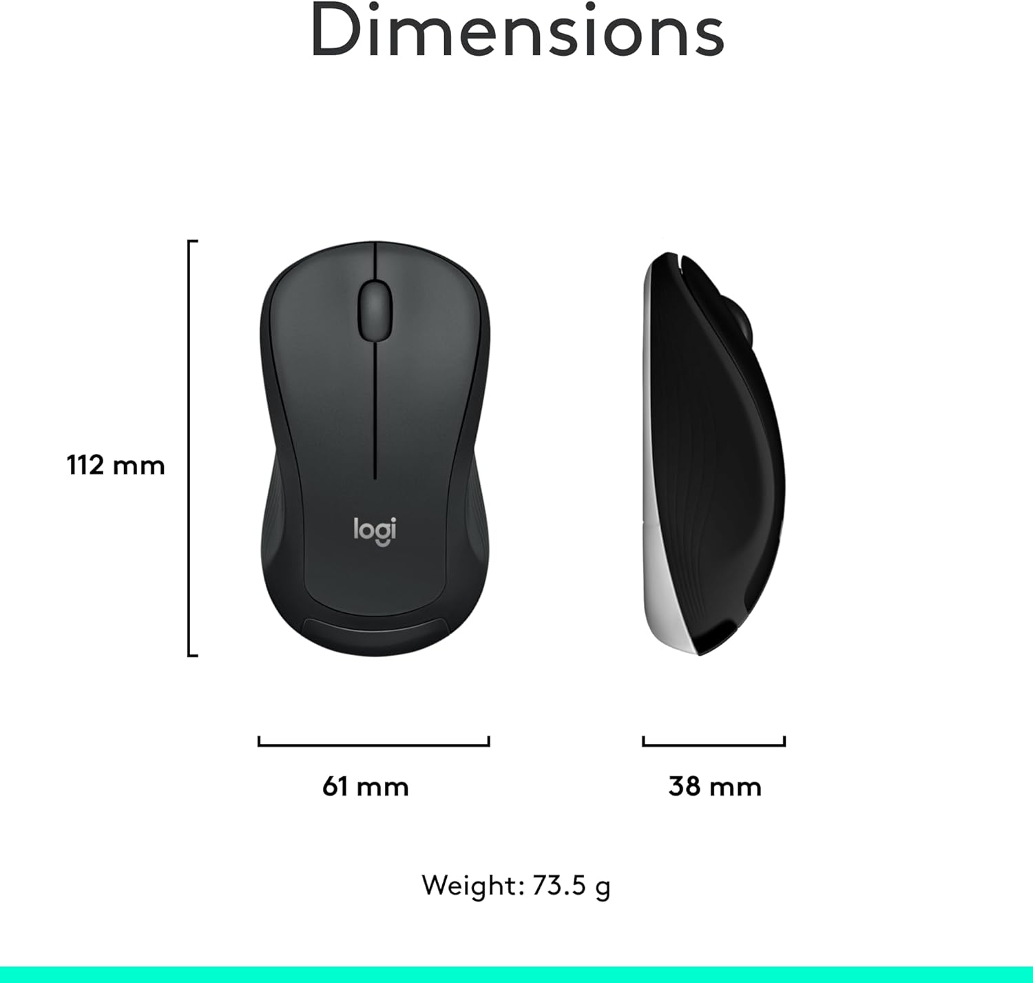 Logitech MK540 Advanced Wireless Keyboard and Mouse Combo for Windows, 2.4 GHz Unifying USB-Receiver, Multimedia Hotkeys, 3-Year Battery Life, for PC, Laptop - Image 9
