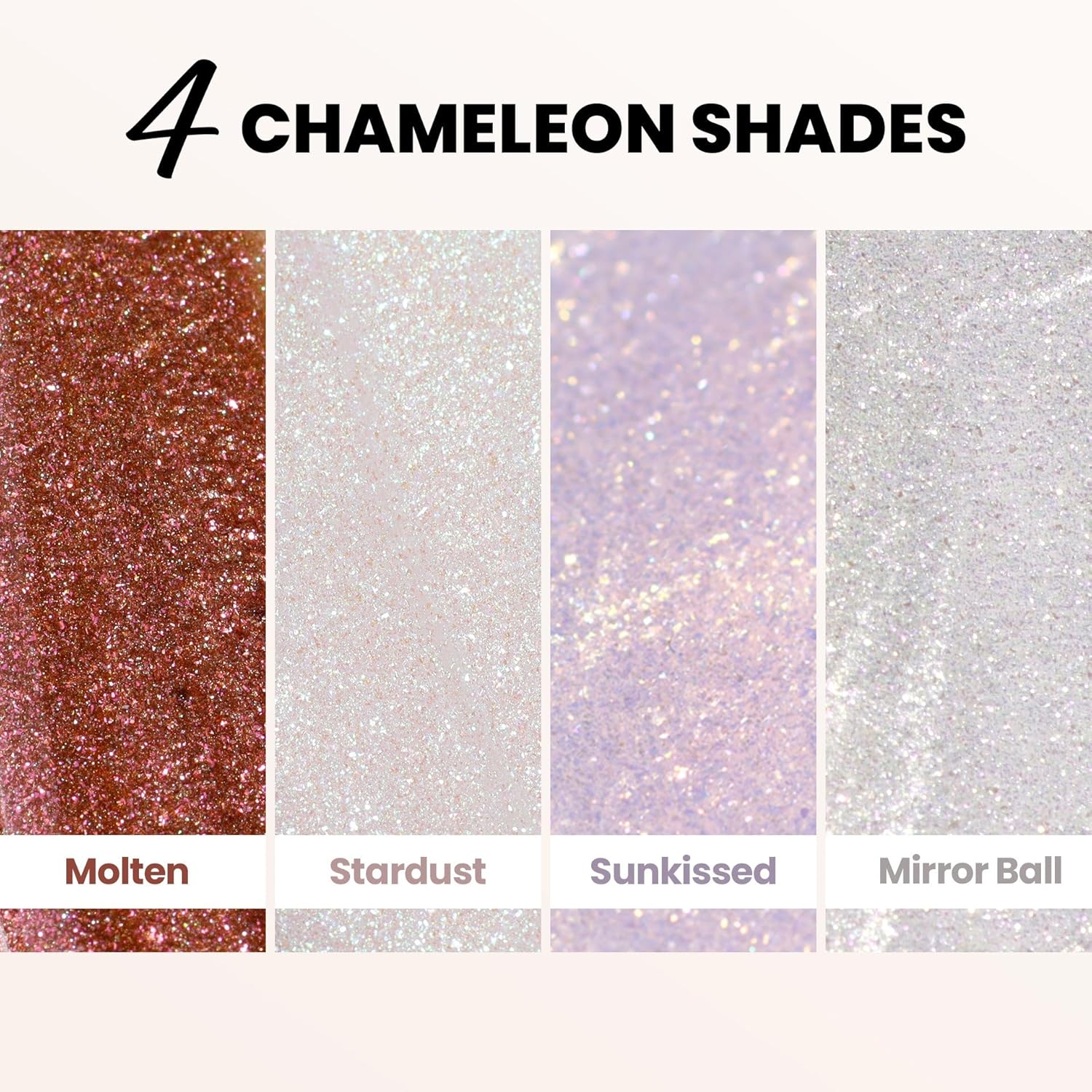 LONDONTOWN Shimmer Nail Highlighter - Multi-Dimensional Iridescent Finish Nail Polish Treatment, Vegan Cruelty Free, Shimmery Pastel Opal Aurora Borealis, Stardust - .40fl oz - Image 6