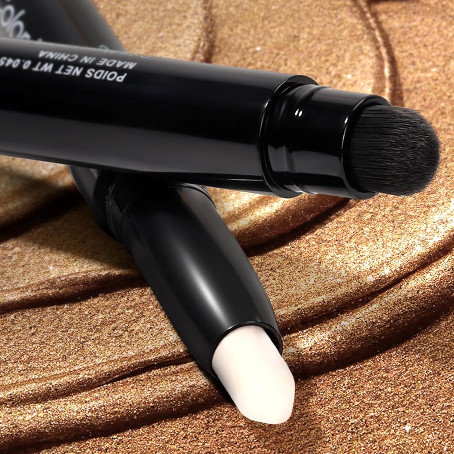 Longwear Cream Eye Shadow Sticks(37 Matte Pearl), Smudge-Proof, Waterproof Eyeshadow,Silky Formula Matte With Makeup Brush,White Eyeshadow Stick - Image 6
