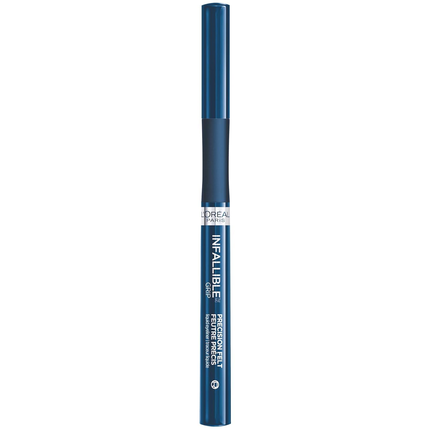 L'Oreal Paris Cosmetics Paris Makeup Infallible Grip Precision Felt Eyeliner, Smudge Resistant, Long Lasting Waterproof Eyeliner, Blue, Blue, 0.03 fl oz - Image 8