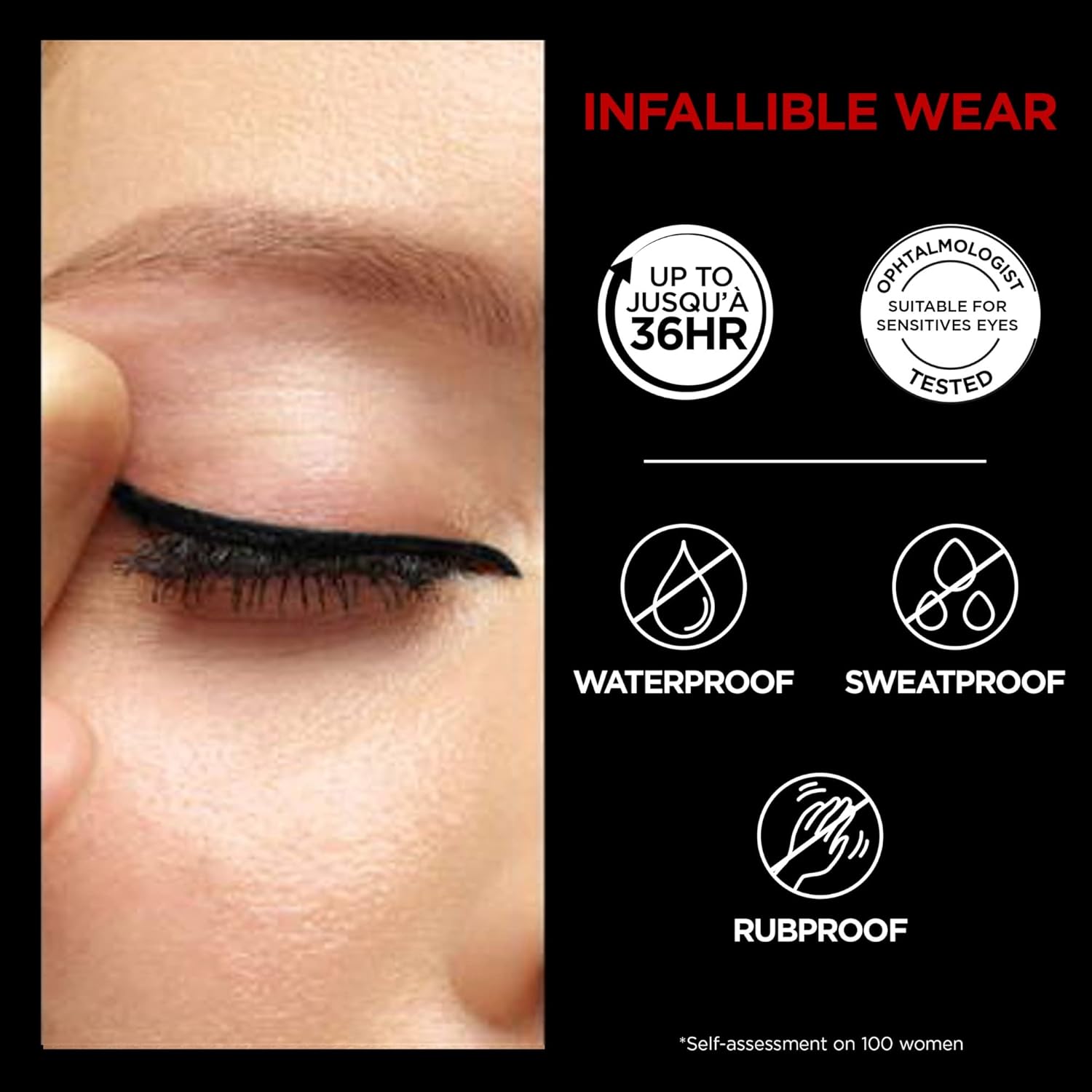 L'Oreal Paris Infallible Grip Mechanical Gel Eyeliner Pencil, Smudge-Resistant, Waterproof Eye Makeup with Up to 36HR Wear, Brown Denim, 0.01 Oz - Image 3