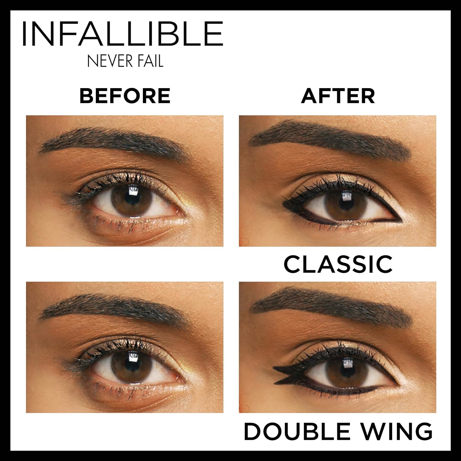 L'Oreal Paris Makeup Infallible Never Fail Original Mechanical Pencil Eyeliner with Built in Sharpener, Black, 1 Count - Image 5