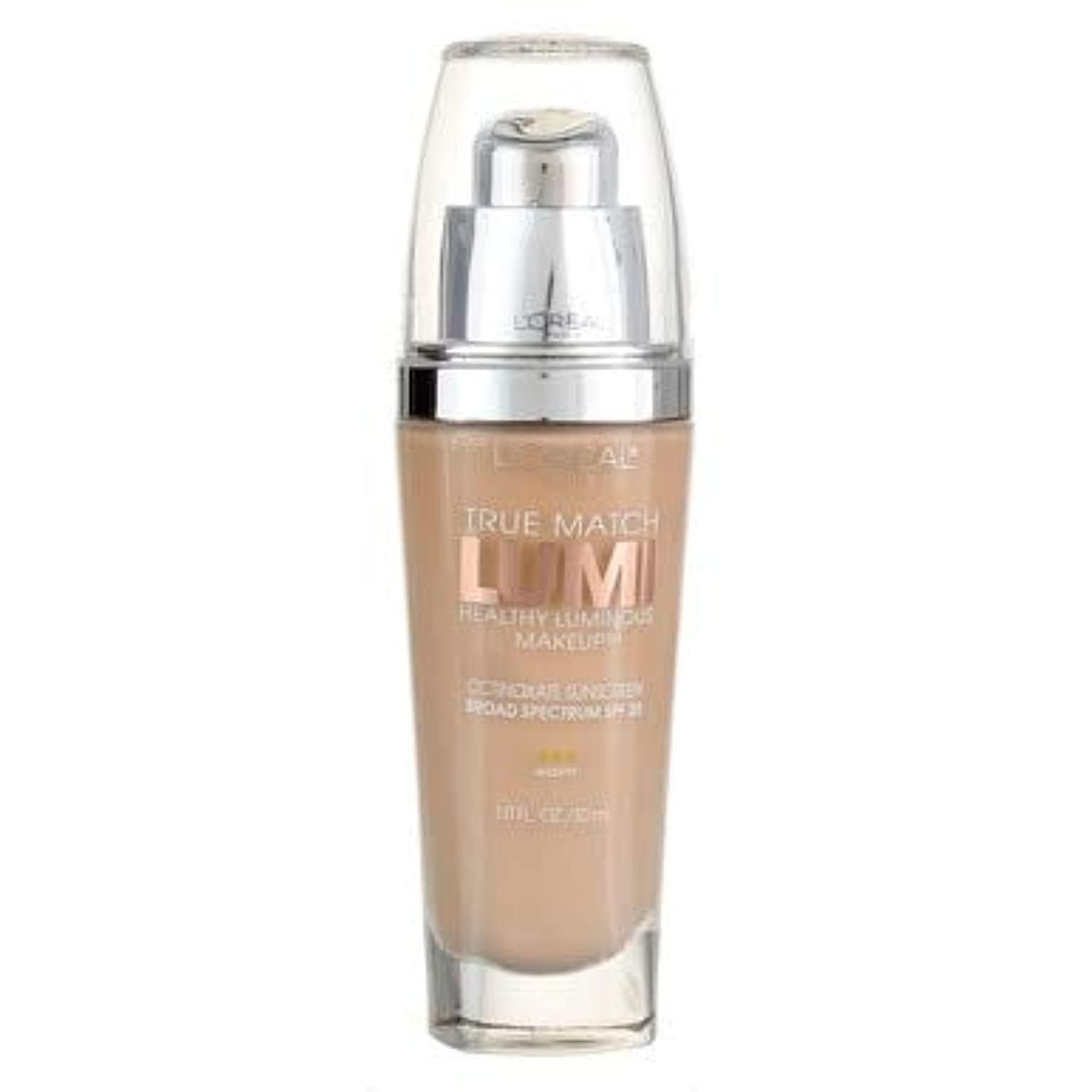L'Oreal Paris True Match Lumi Healthy Luminous Makeup, W1-2 Porcelain Light Ivory, 1 fl; oz. - Image 6