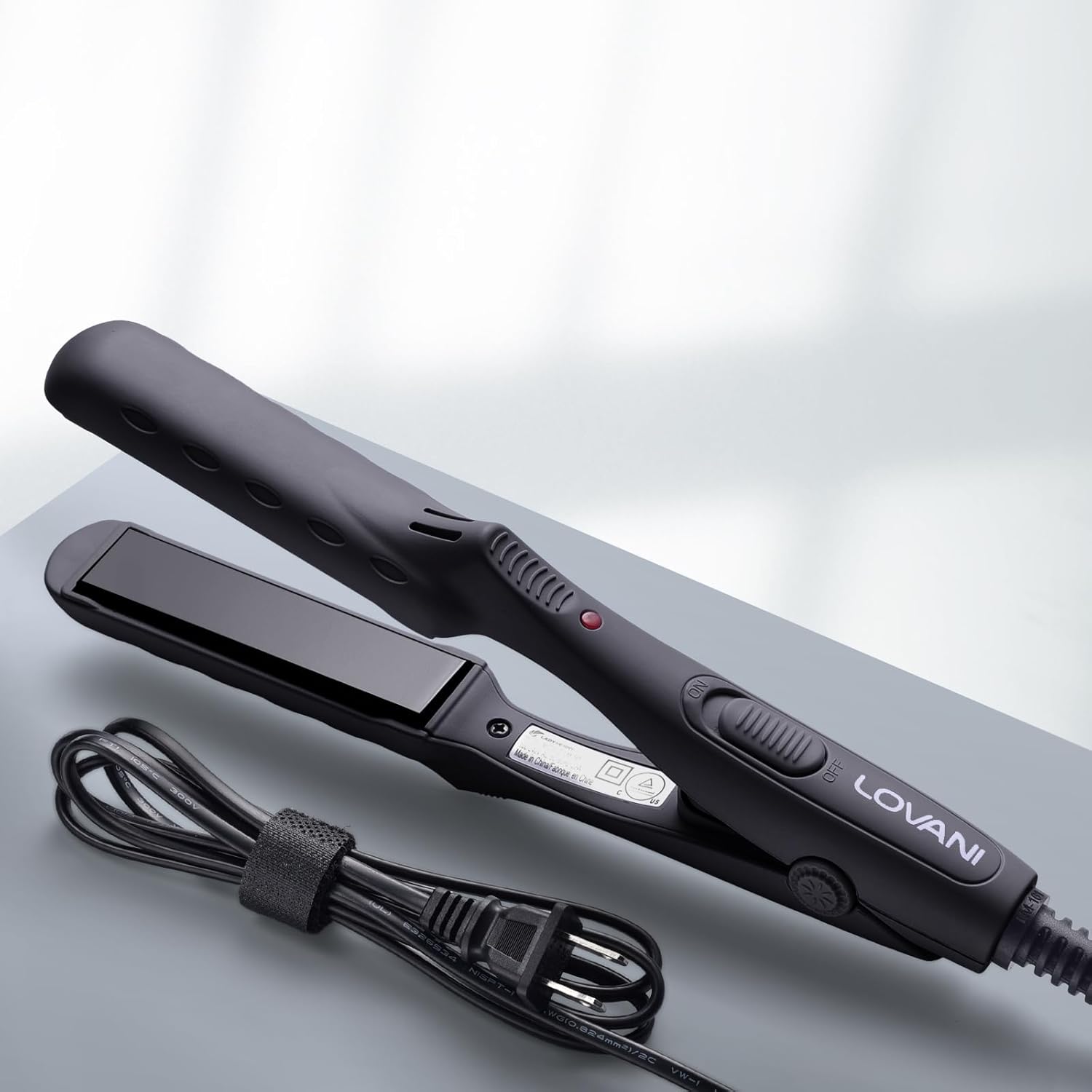 LOVANI Mini Flat Iron, Tourmaline Ceramic Small Hair Straightener, Dual Voltage Travel Hair Iron for Worldwide Use, Portable Mini Straightener with Insulated Bag - Image 9