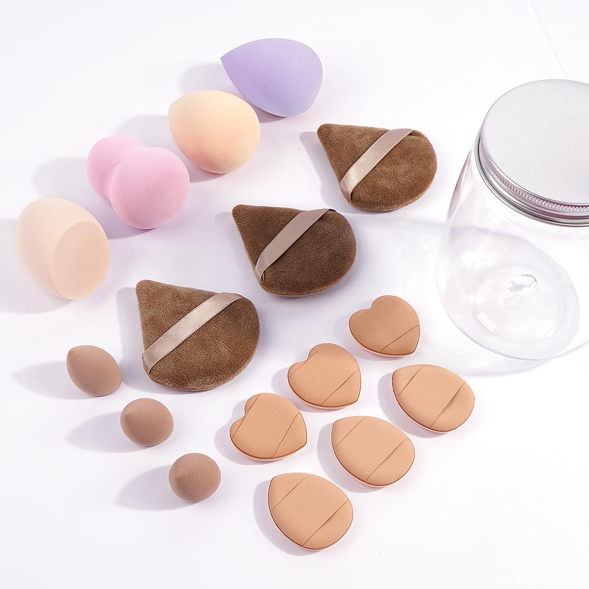 MAANGE Makeup Brush Set, 51 Pcs Makeup Tool Set Premium Synthetic Foundation Powder Concealers Eye shadows Blush Makeup Brushes (Pink) - Image 4
