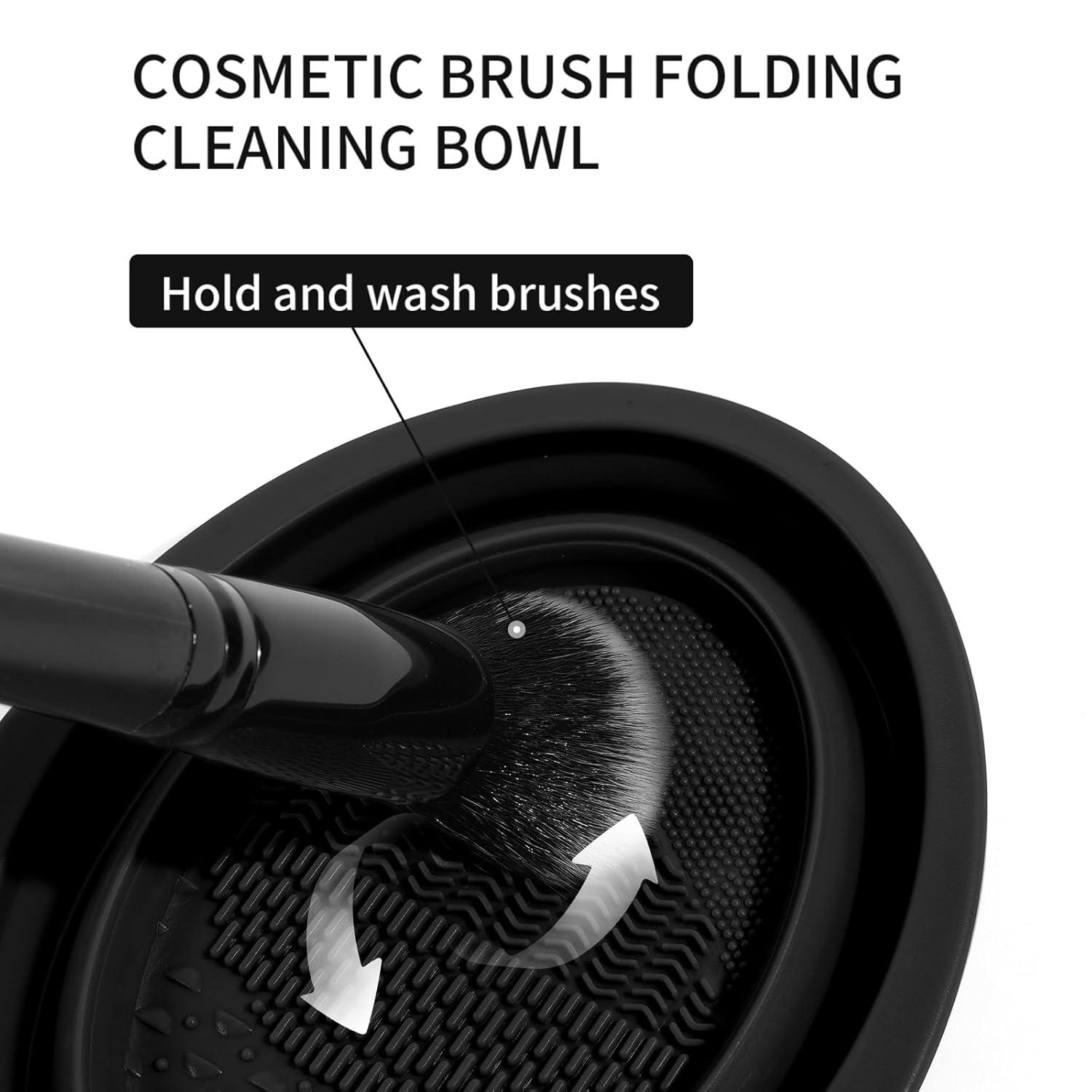 MAANGE Makeup Brushes, 41 Pcs Premium Synthetic Makeup Brush Set Contour Blush Concealers Eye Shadow Eyeliner Blending Make Up Brush Kit (Black, 41 Piece Set) - Image 8