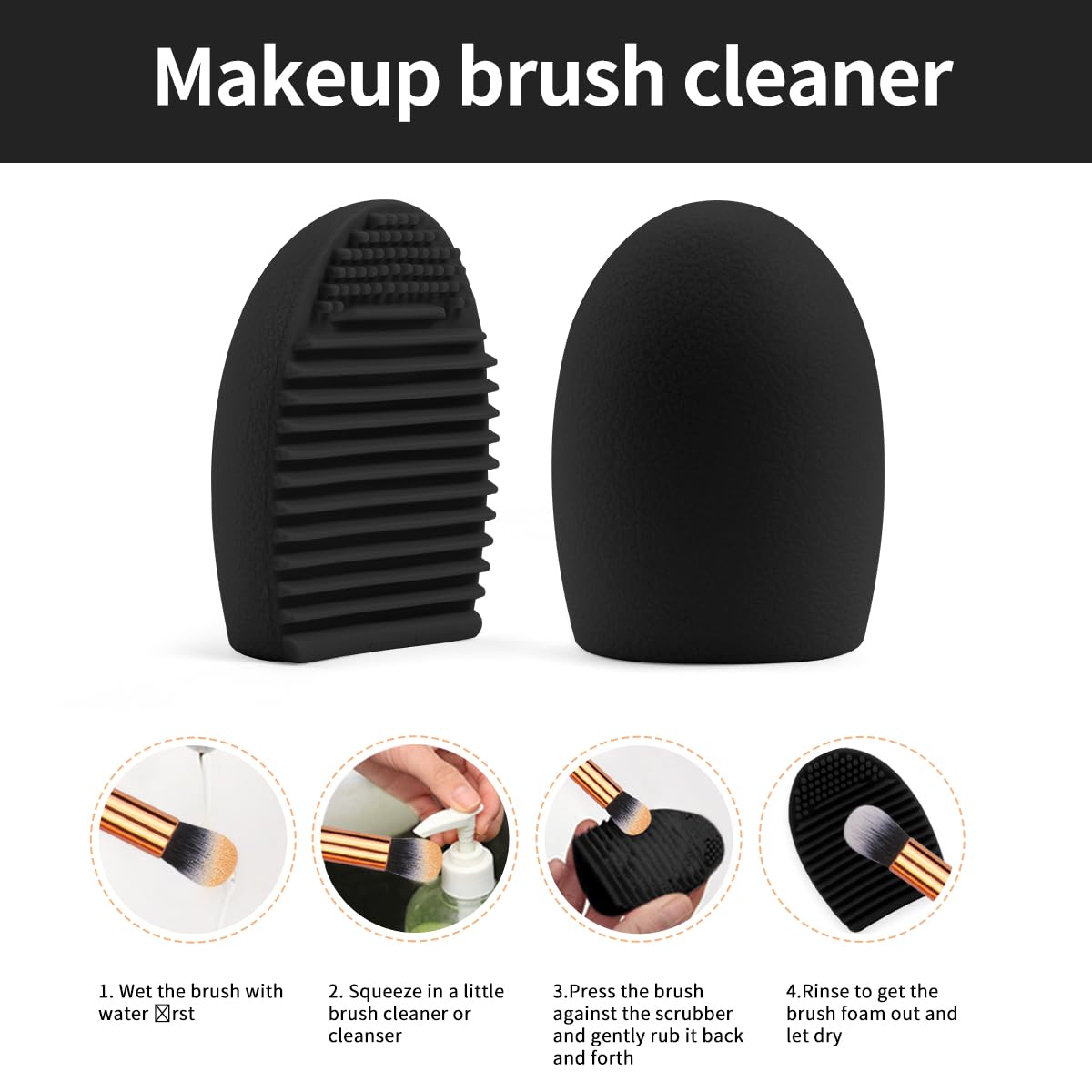 MAANGE Makeup Brushes 51 Pcs Makeup Kit, Multi-functional Makeup Tool Set with Makeup Brush Foundation Brush Make up Brushes Set (Black Gold) - Image 8