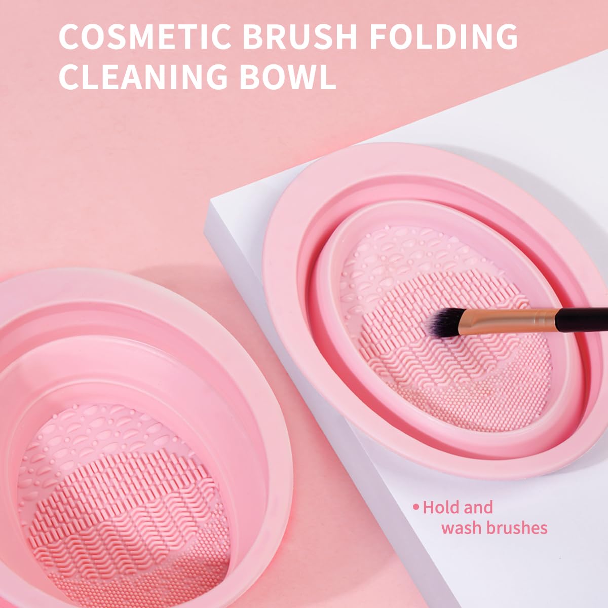 MAANGE Makeup Brushes 54 Pcs Makeup Tool Set, Multi-functional Makeup Kit Premium Synthetic Brush Make up Brushes Set for Women Girl (Pink, 54 Pcs) - Image 6