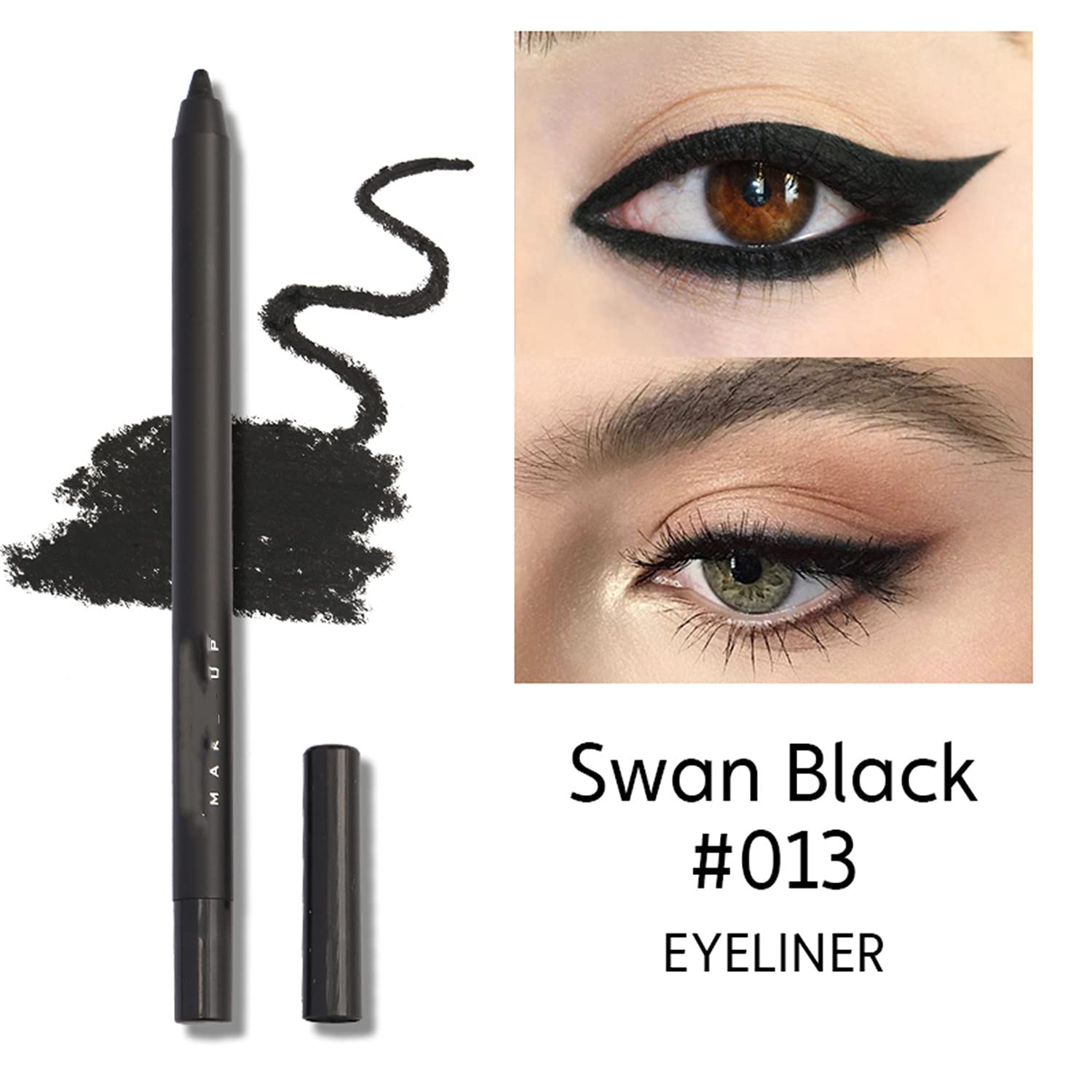 MAEPEOR Matte Lipliner and Eyeliner Kit 3 PCS Smoothly Creamy Lipliner and Eyeliner Pen Set for Daily Wear (3PCS Kit 2) - Image 5