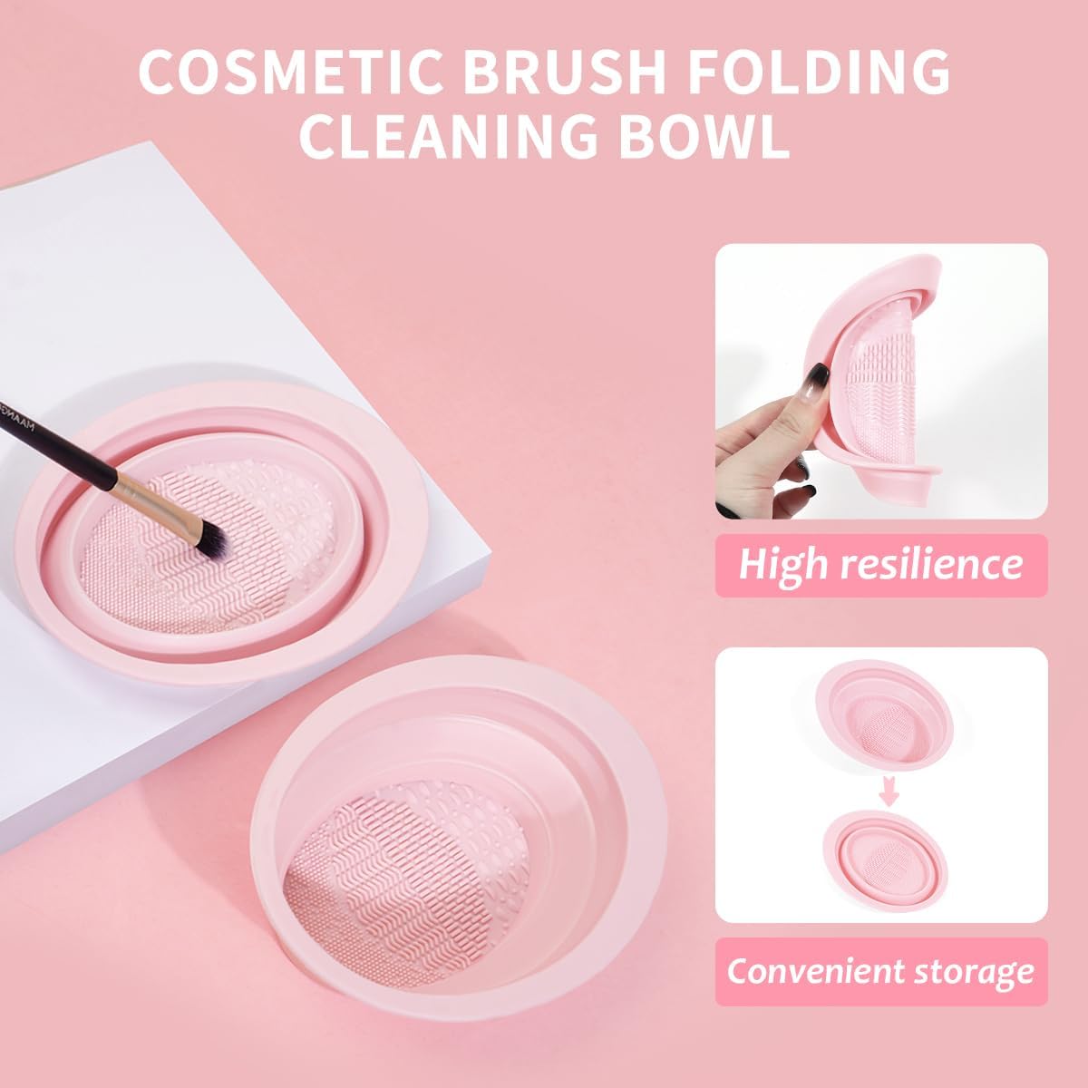 Makeup Brush Set, 42Pcs Makeup Tool Set Premium Synthetic Foundation Powder Concealers Eye Shadows Blush Makeup Brushes Kit with Makeup Sponge, Powder Puffs for Beginner & Professional - Image 9