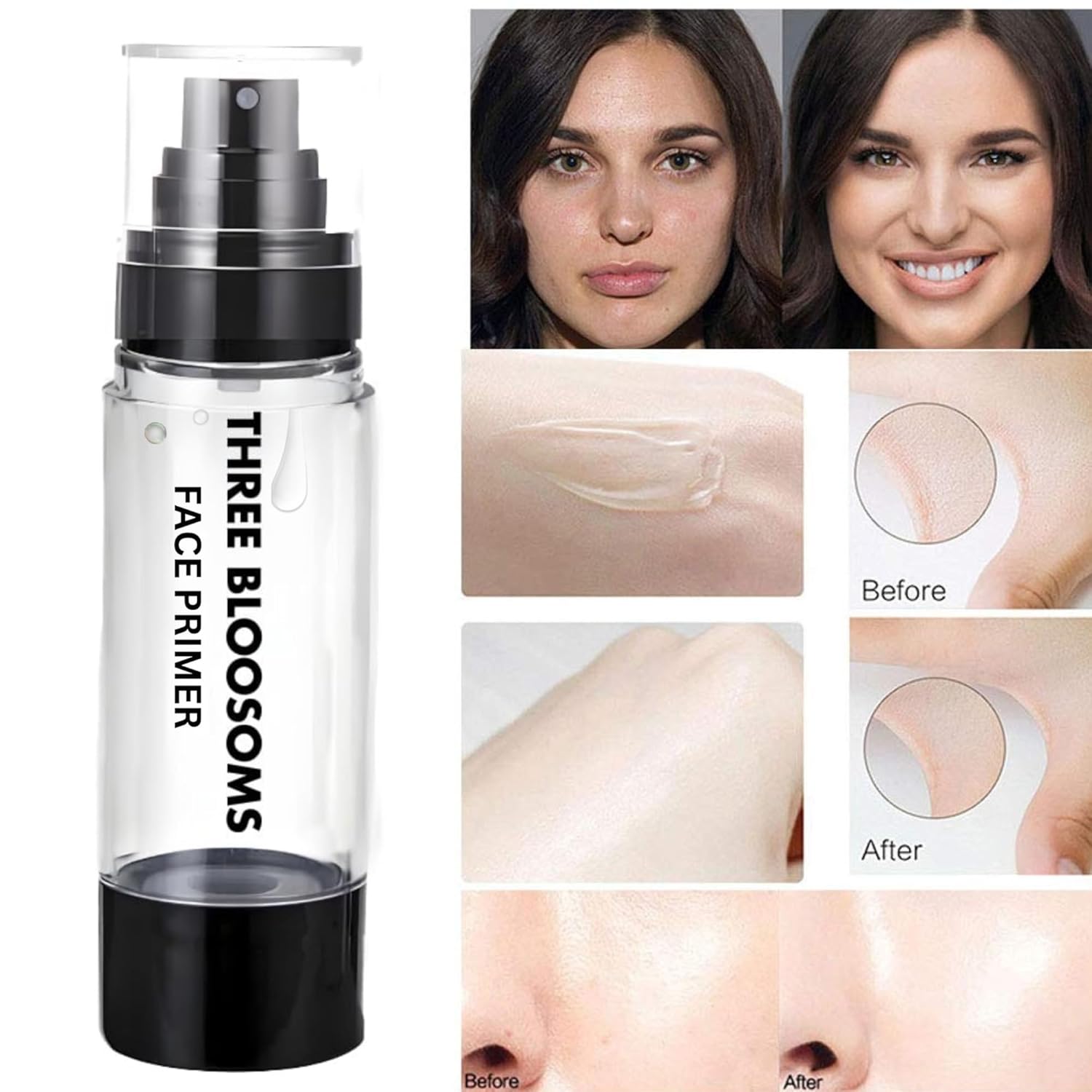 Makeup Face Primer | Long Lasting, Anti-wrinkle, Waterproof, Easy to Absorb | gripping primer, Grips Your Makeup upto 24 hours | Moisturizing, Hydrating Power Grip Primer, Pore-refiner - Image 4