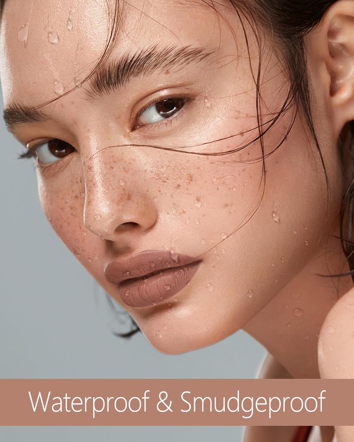 MAKI YIKA Nude Lipstick for Women Colorstay Long Lasting Brown Lipstick Matte Liquid Lipstick Transferproof Cruelty-Free Lip Color, Latte Nude - Image 4