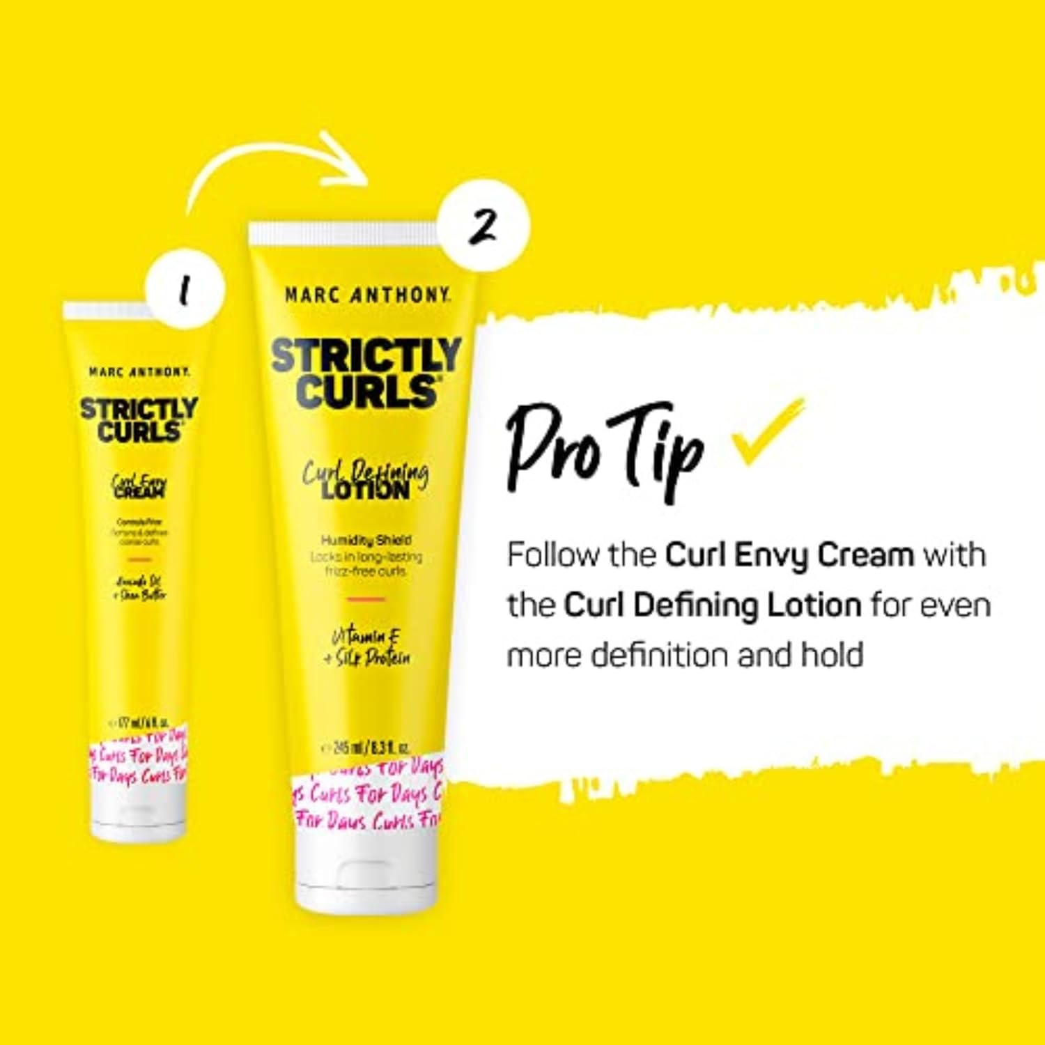 Marc Anthony Curl Envy Defining Cream 6 Oz for Coarse Frizzy Curls Avocado Oil Shea Butter - Image 4