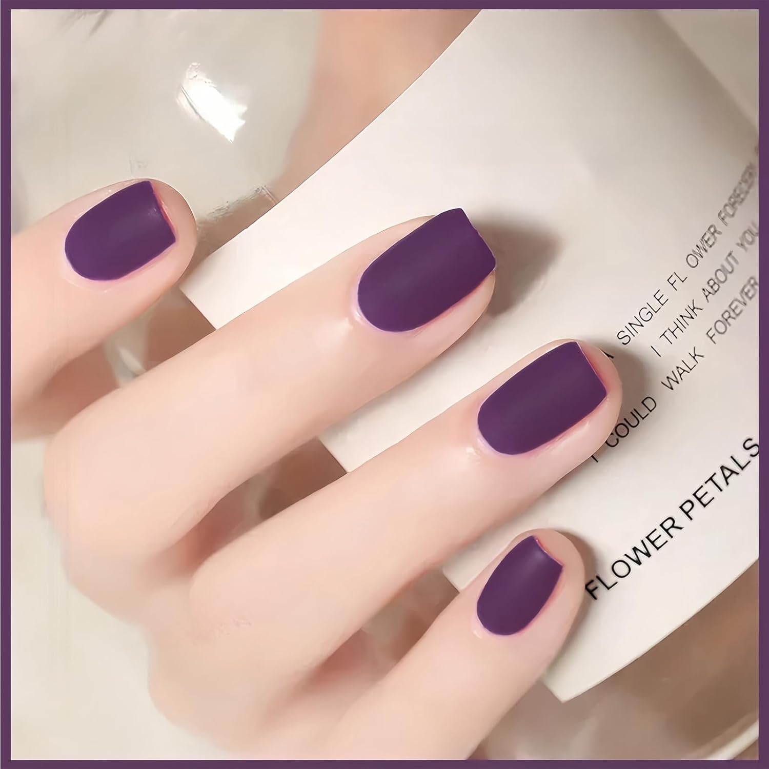 Matte Nail Polish Set, 3Pcs Matte Finish Nail Polish Instant Dry, Velvet Gel Nail Polish without UV Light Needed, Nail Polish Gift Set for Women Girls, Pink, Red and Blue - Image 7