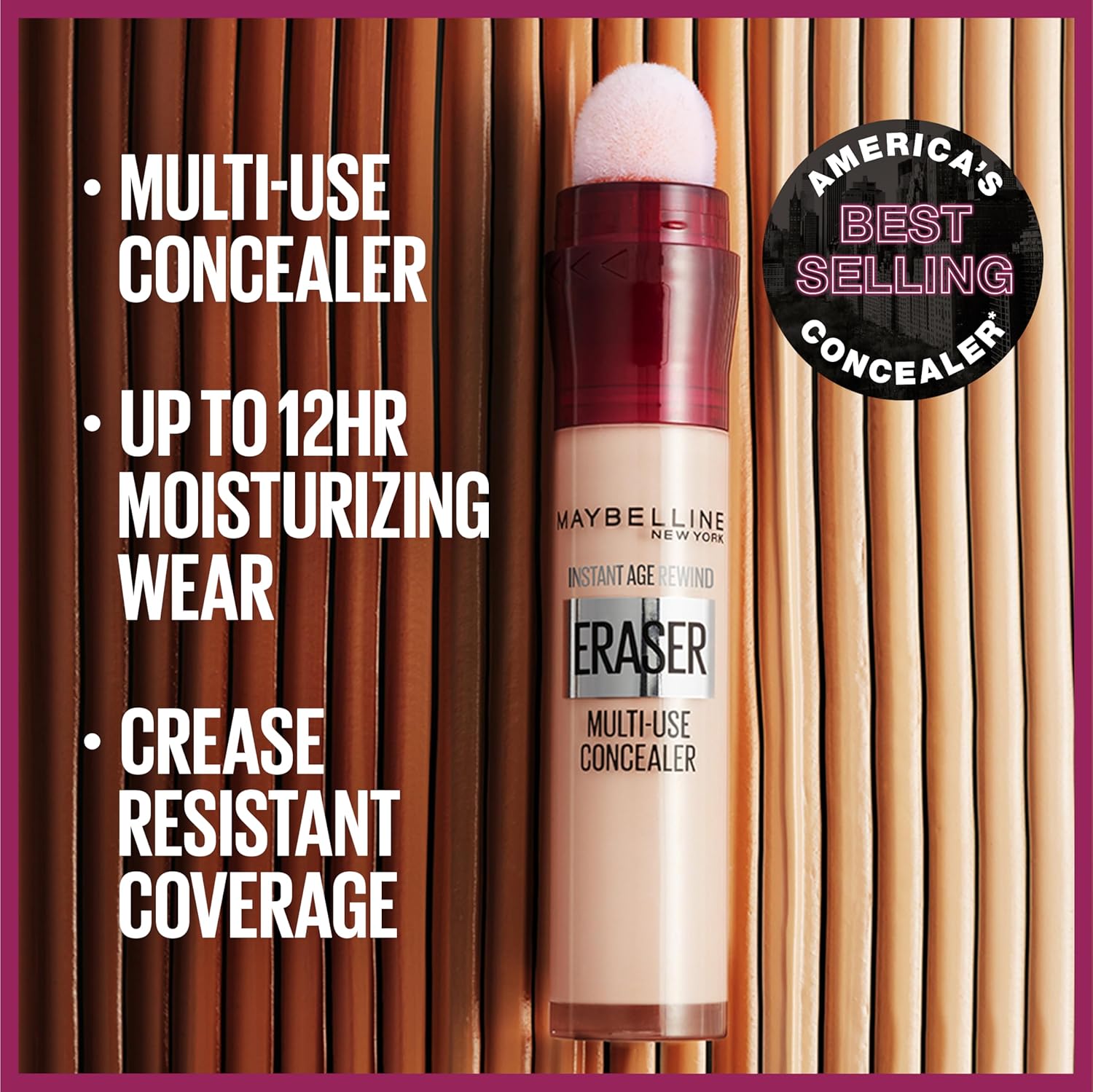 Maybelline Instant Age Rewind Eraser Dark Circles Treatment Multi-Use Concealer, 100, 1 Count (Packaging May Vary) - Image 5