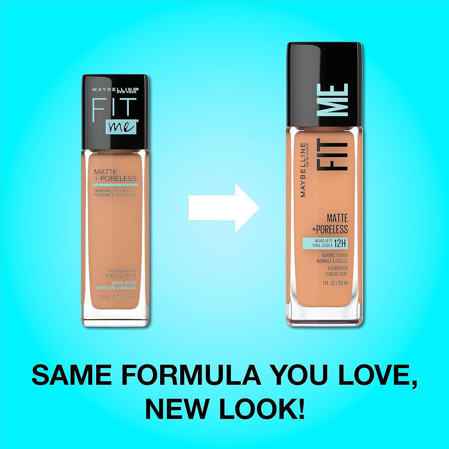 Maybelline Instant Age Rewind Eraser Dark Circles Treatment Multi-Use Concealer,110 & Fit Me Matte + Poreless Liquid Oil-Free Foundation Makeup, Natural Ivory - Image 6