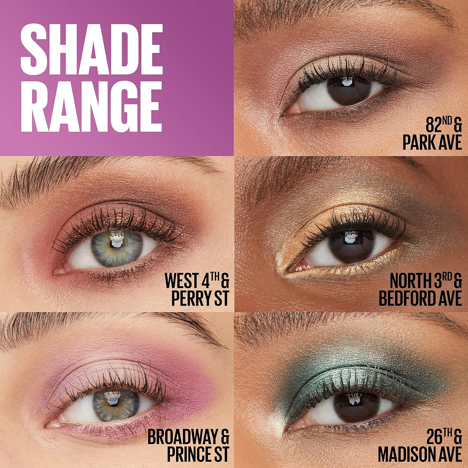 Maybelline New York Shadow Blocks Shadow Blocks Eyeshadow Palette, Stacked Eye Shadow Trio, 82nd & Park Ave, 0.08 oz - Image 5
