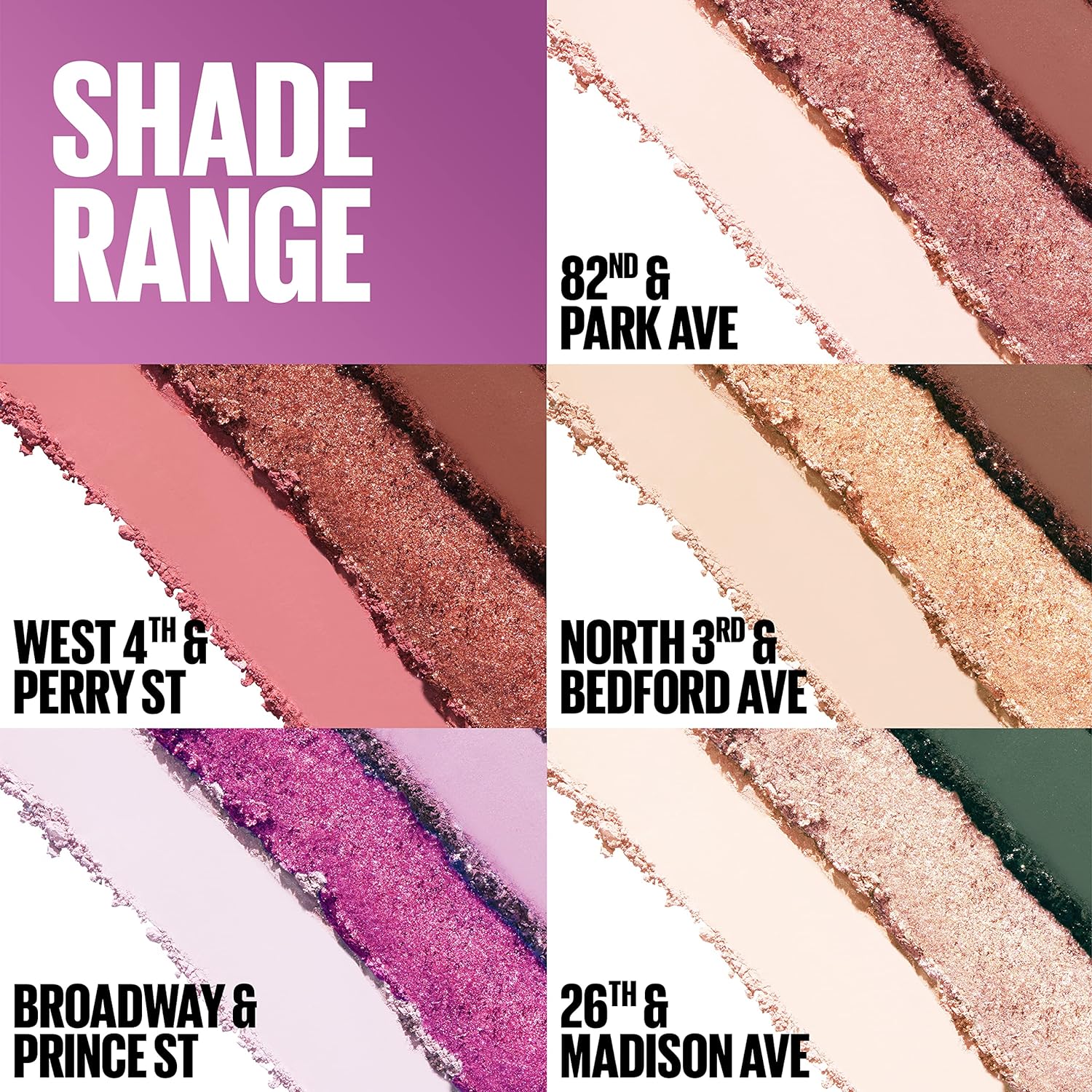 Maybelline New York Shadow Blocks Shadow Blocks Eyeshadow Palette, Stacked Eye Shadow Trio, 82nd & Park Ave, 0.08 oz - Image 6