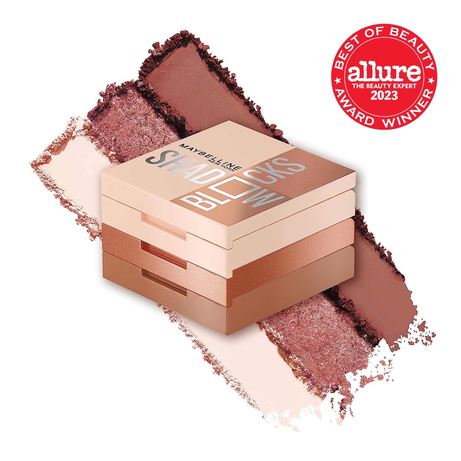 Maybelline New York Shadow Blocks Shadow Blocks Eyeshadow Palette, Stacked Eye Shadow Trio, 82nd & Park Ave, 0.08 oz - Image 2