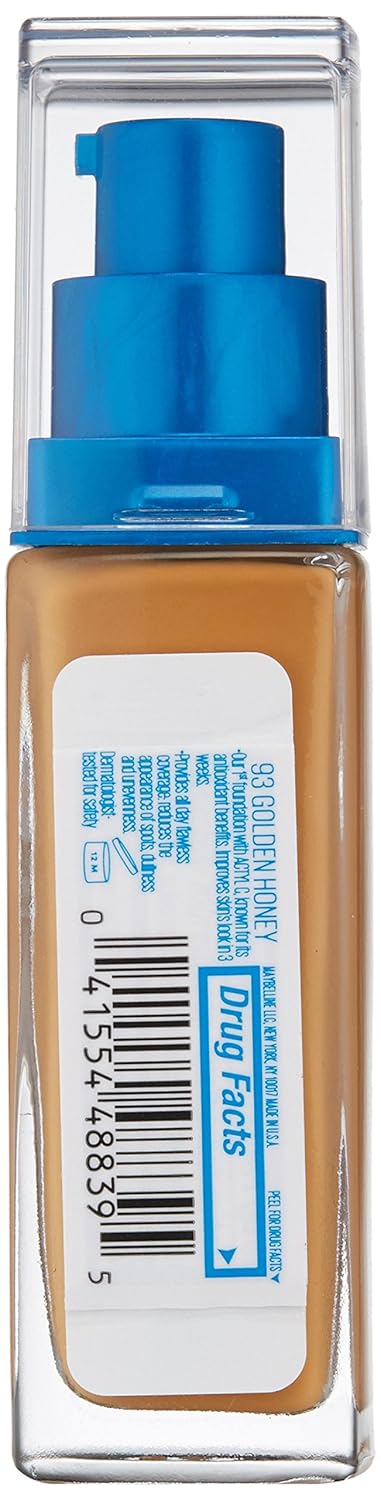 Maybelline New York Super Stay Better Skin Foundation, Golden Honey, 1 fl. oz. - Image 2