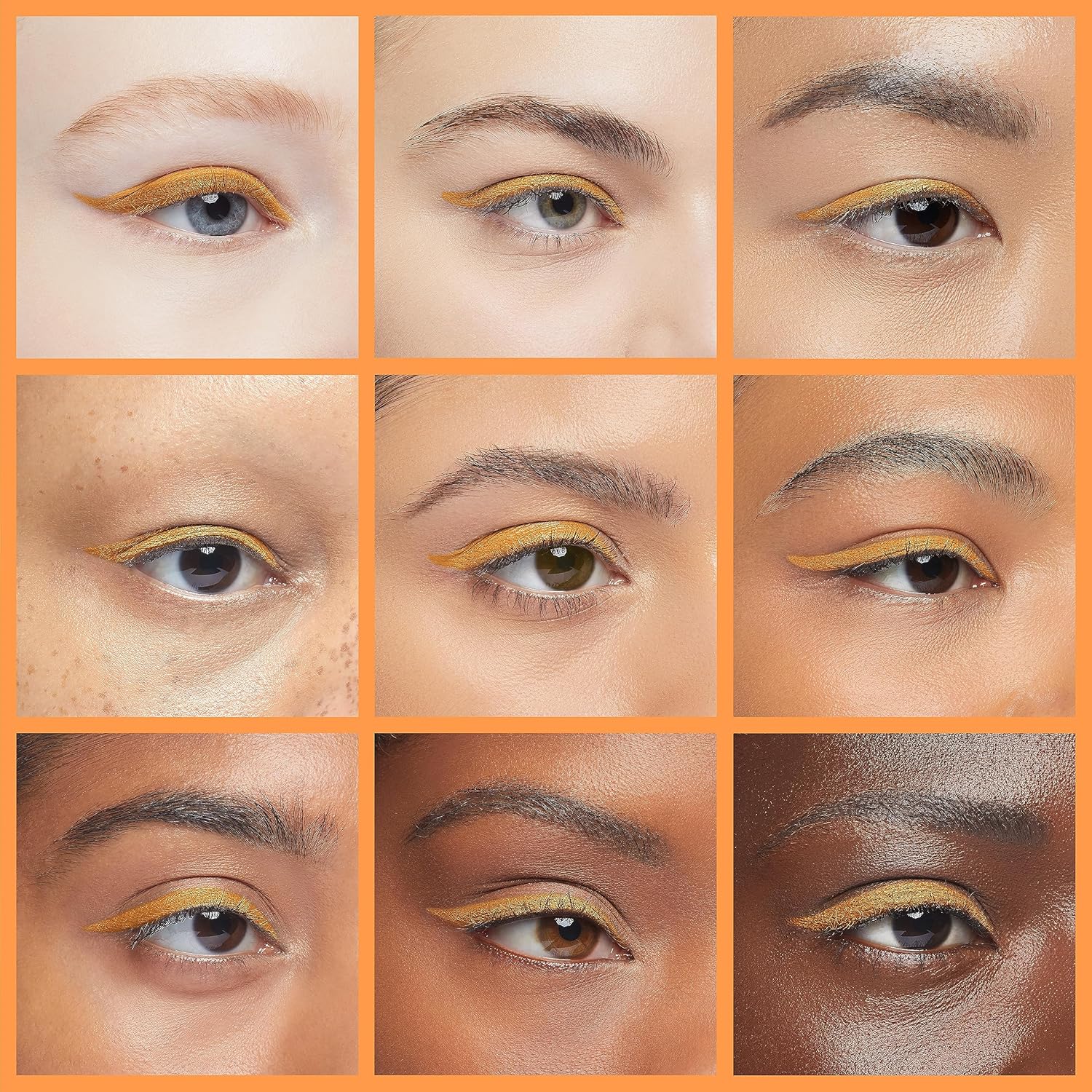 MAYBELLINE New York Tattoo Studio Long-Lasting Sharpenable Eyeliner Pencil, Glide on Smooth Gel Pigments with 36 Hour Wear, Waterproof Orange Flash 0.04 oz - Image 4