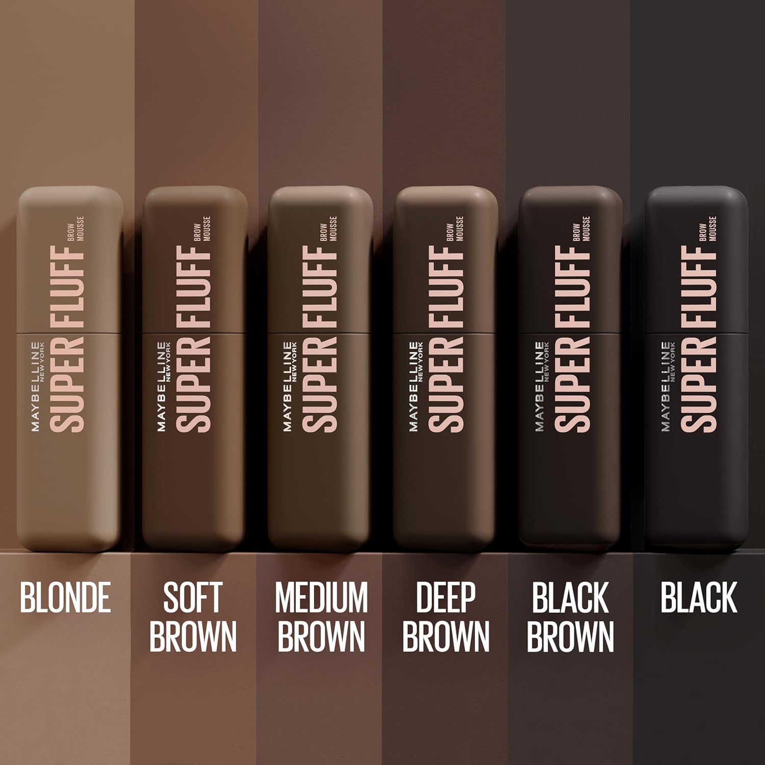 Maybelline Superfluff Volumizing Brow Mousse, All Day Tinted Brow Gel For Soft Full Brows, Soft Brown, 1 Count - Image 6