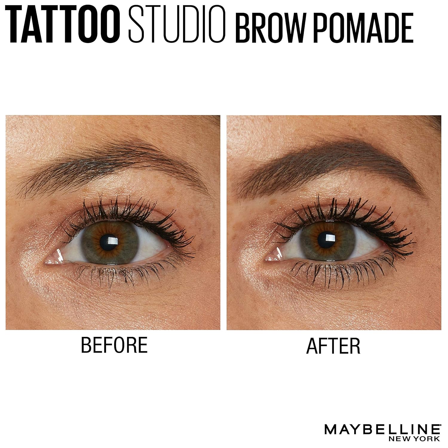 Maybelline TattooStudio Brow Pomade Long Lasting, Buildable, Eyebrow Makeup, Ash Brown, 1 Count - Image 7