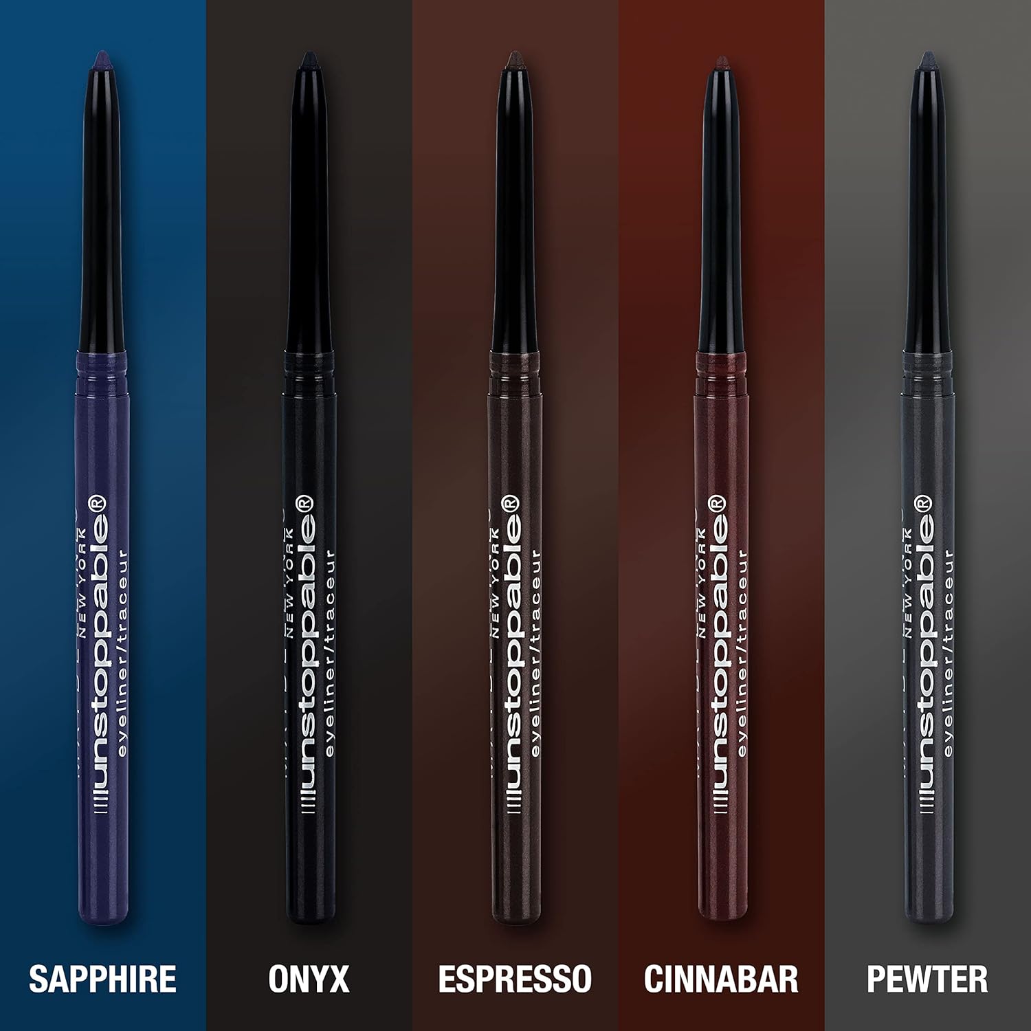 Maybelline Unstoppable Waterproof Mechanical Black Eyeliner Pencil, Easy to Apply, Smooth Glide, Up to 24 Hour Wear, Onyx, Pack of 2 - Image 6