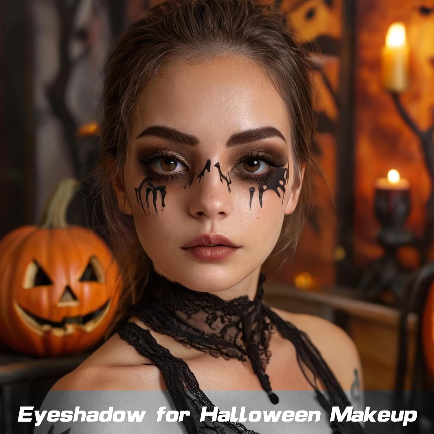 MEICOLY Brown Single Eyeshadow with Mirror,Matte Coffee Eye Shadow for Halloween Makeup,Pressed Powder Eyeshadow,Matte Shade Eyelid Color Eye Makeup for Women,High Pigment,Long Wear,Waterproof - Image 6