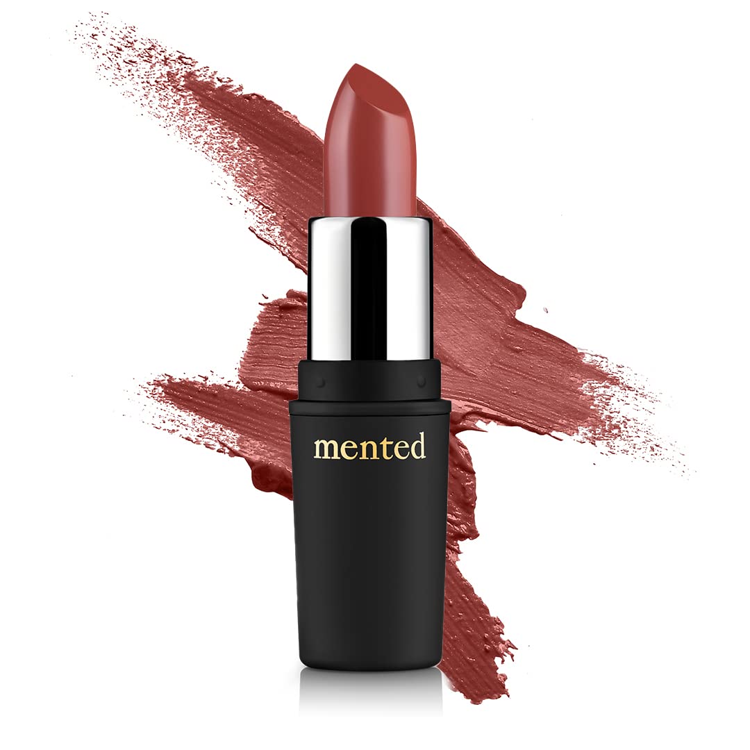 Mented Cosmetics Nude Lipstick for Women, Semi-Matte Long-Lasting Lip Stick, Moisturizing Vegan, Paraben & Cruelty-Free, Enhances All Complexions, Perfect for Everyday Makeup, Nude LaLa