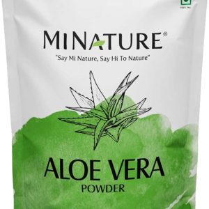 Mi Nature 100% Aloevera Powder (Aloe Barbadenis) 100g (3.5 oz)| Pure Aloe Vera Leaf Powder | DIY for Skin, Health & Hair