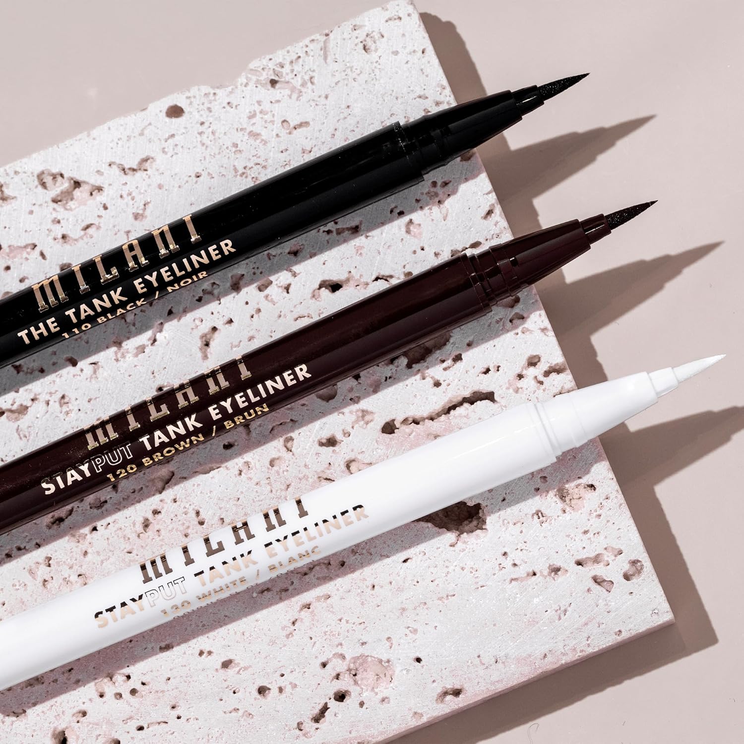 Milani The Tank Liquid Eyeliner - No-Skip Liquid Eyeliner Pen, Waterproof Formula, Makeup Pen, Long Lasting & Smudgeproof - 120 Brown - Image 3