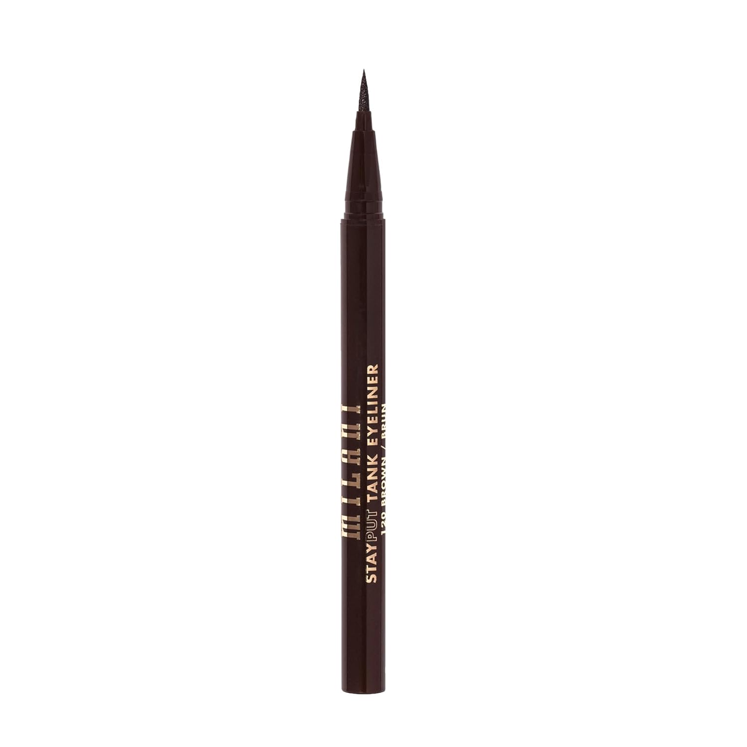 Milani The Tank Liquid Eyeliner - No-Skip Liquid Eyeliner Pen, Waterproof Formula, Makeup Pen, Long Lasting & Smudgeproof - 120 Brown - Image 8