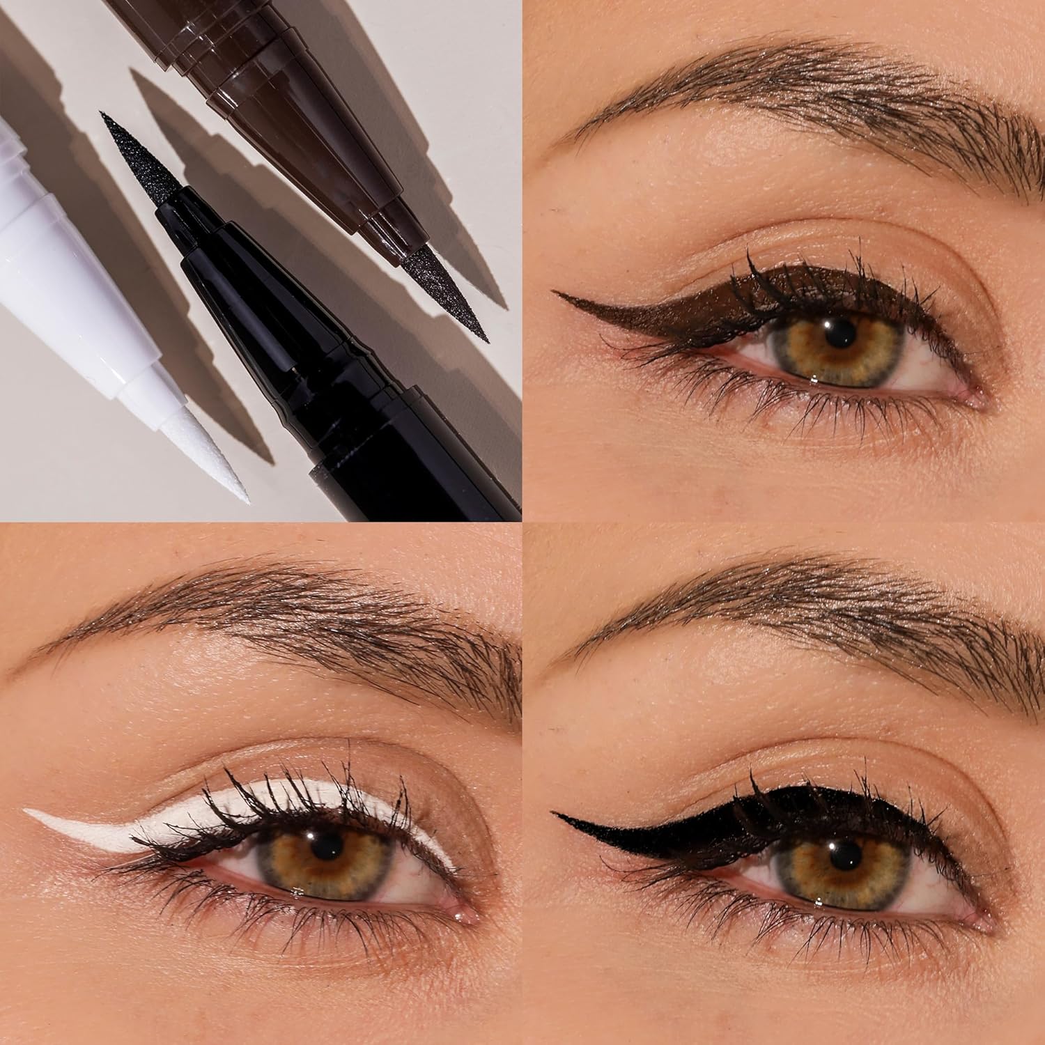 Milani The Tank Liquid Eyeliner - No-Skip Liquid Eyeliner Pen, Waterproof Formula, Makeup Pen, Long Lasting & Smudgeproof - 120 Brown - Image 4