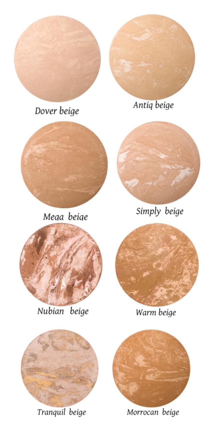 Mineral Baked Powder Foundation- A Vegan- Paraben -Gluten and Cruelty Free Makeup Foundation (Nubian Beige) - Image 4