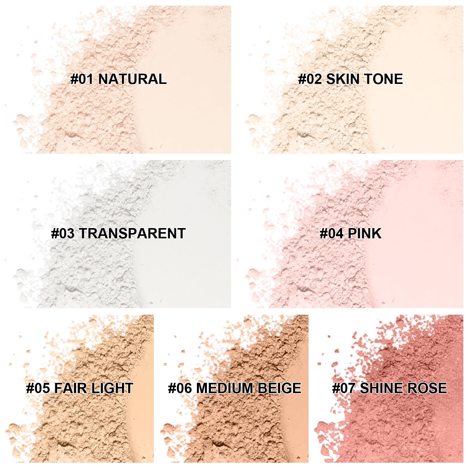 Mineral Powder Foundation, SPF 35, Sunscreen Lightweight Loose Powder, Skin-Improving, Buildable Coverage, Natural Glow Base Makeup (#06 Medium Beige Foundation Makeup) - Image 7