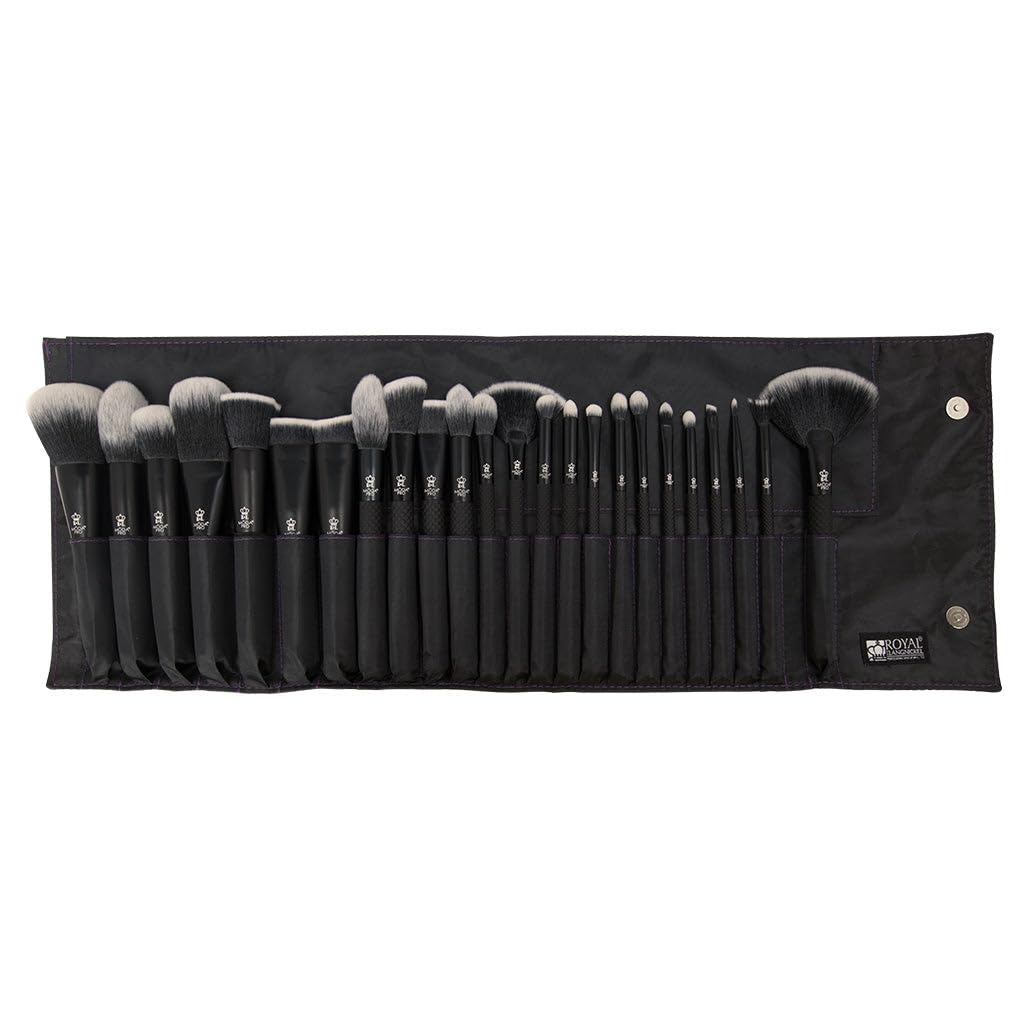 Moda Pro Full Face 25pc Makeup Brush Set with Travel Pouch - Image 6